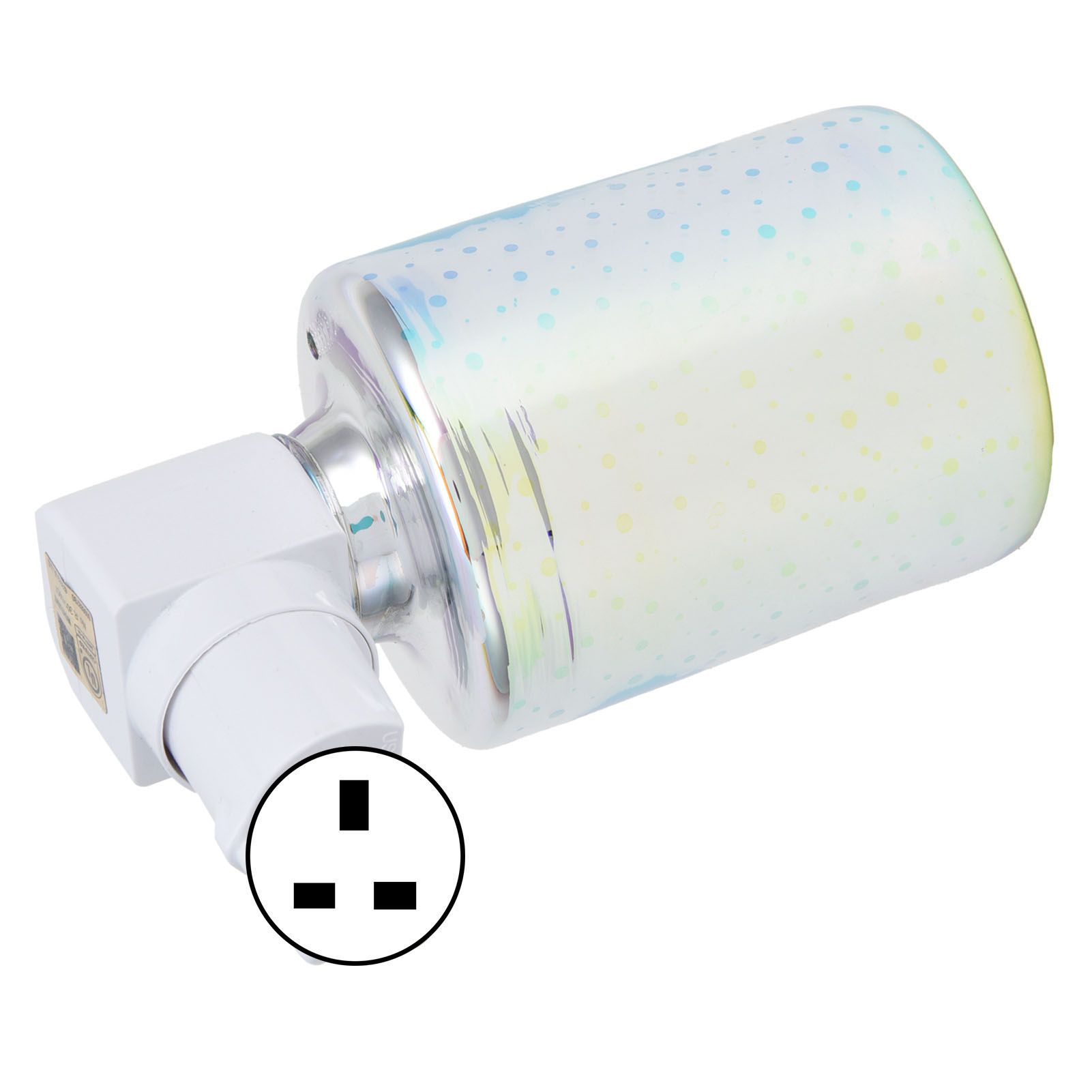 3D Electric Candle Melter Cylinder Shape Smokeless Wax Warmer Night Light for view 8