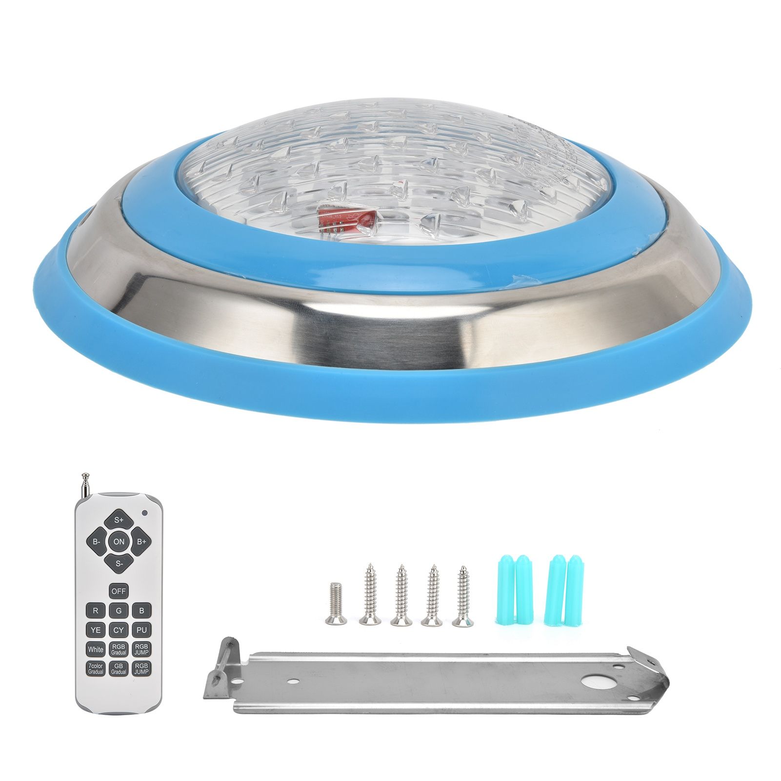 LED Simming Pool Light Underwater Light AC12V RGB HighPower 18Key Remote view 3