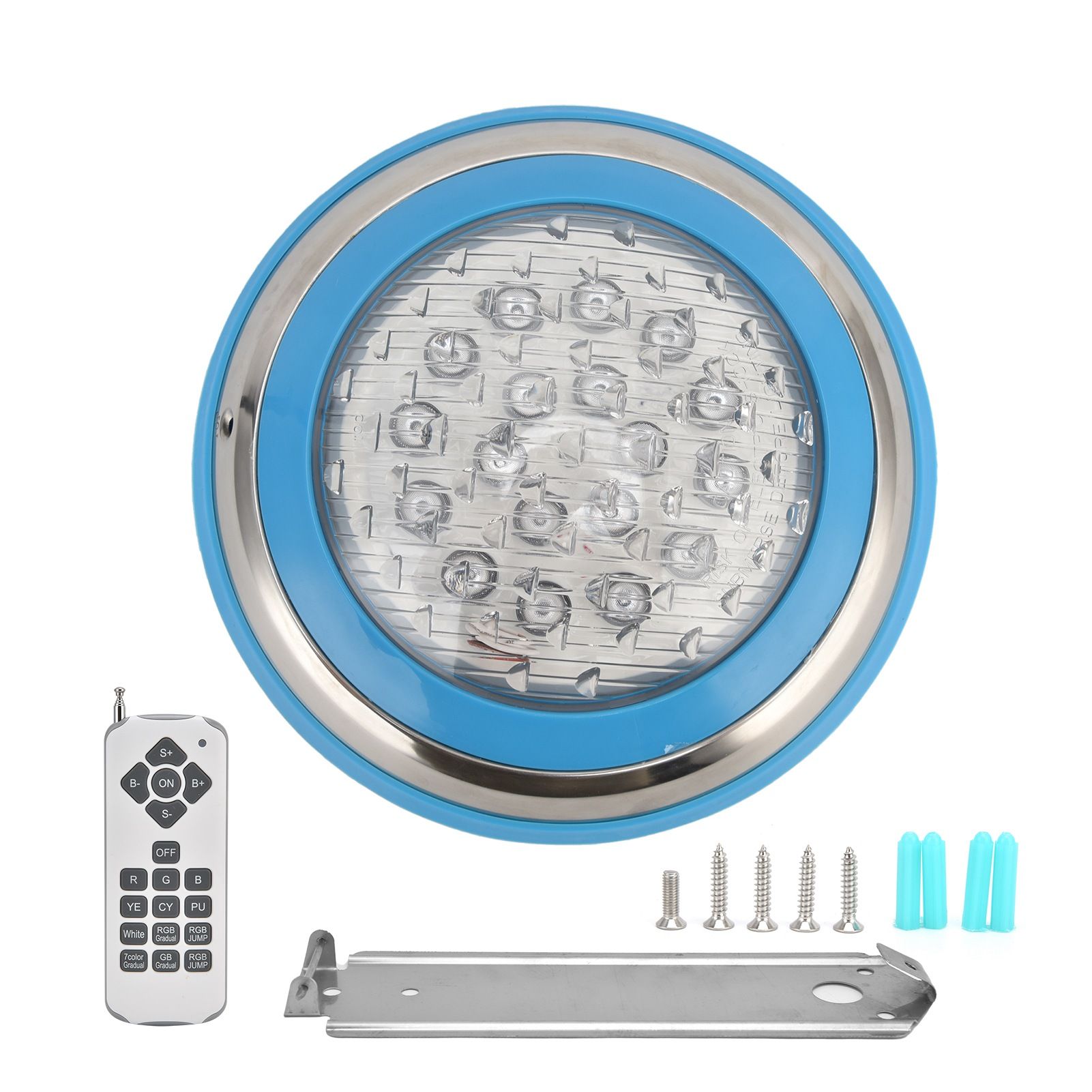 LED Simming Pool Light Underwater Light AC12V RGB HighPower 18Key Remote
