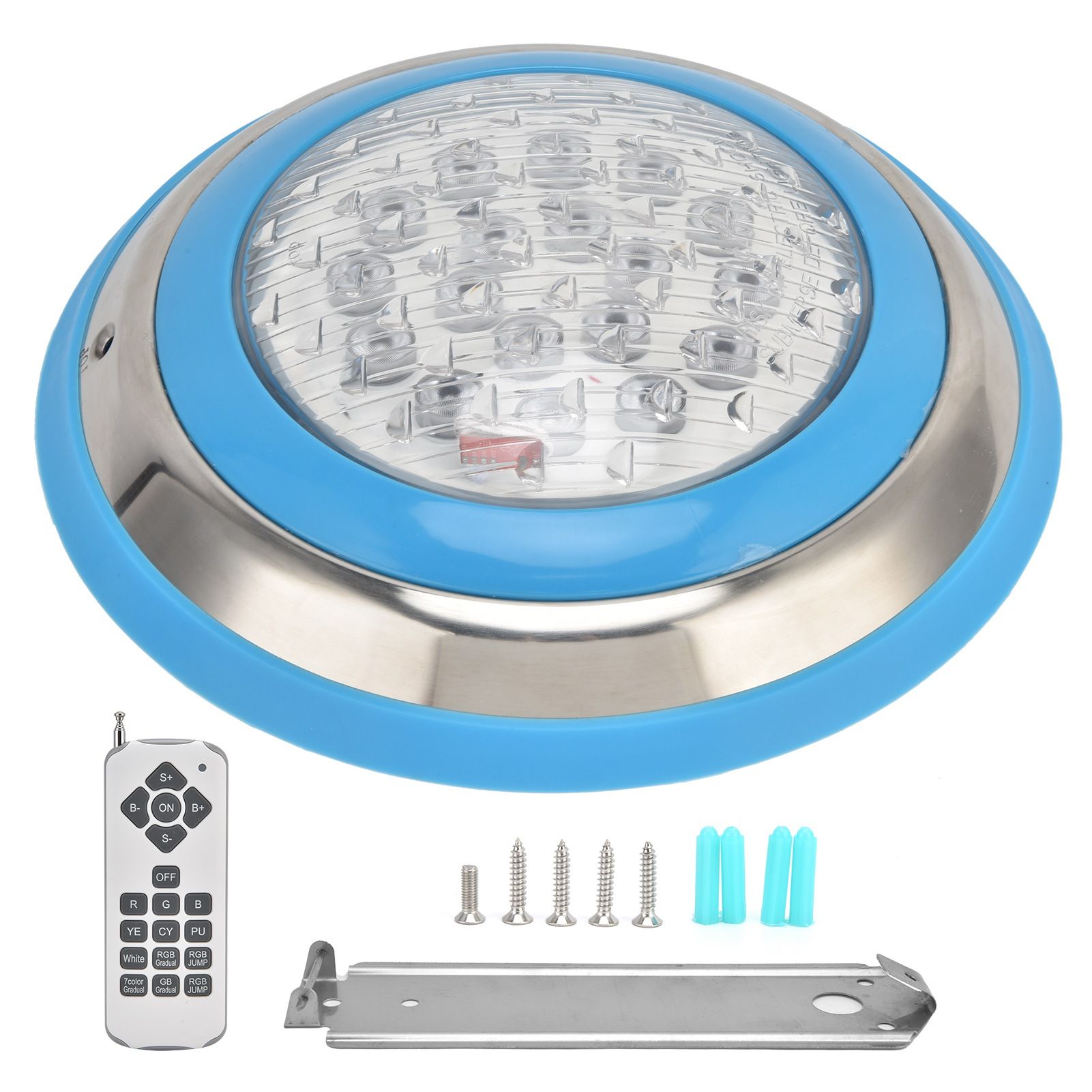 LED Simming Pool Light Underwater Light AC12V RGB HighPower 18Key Remote view 2