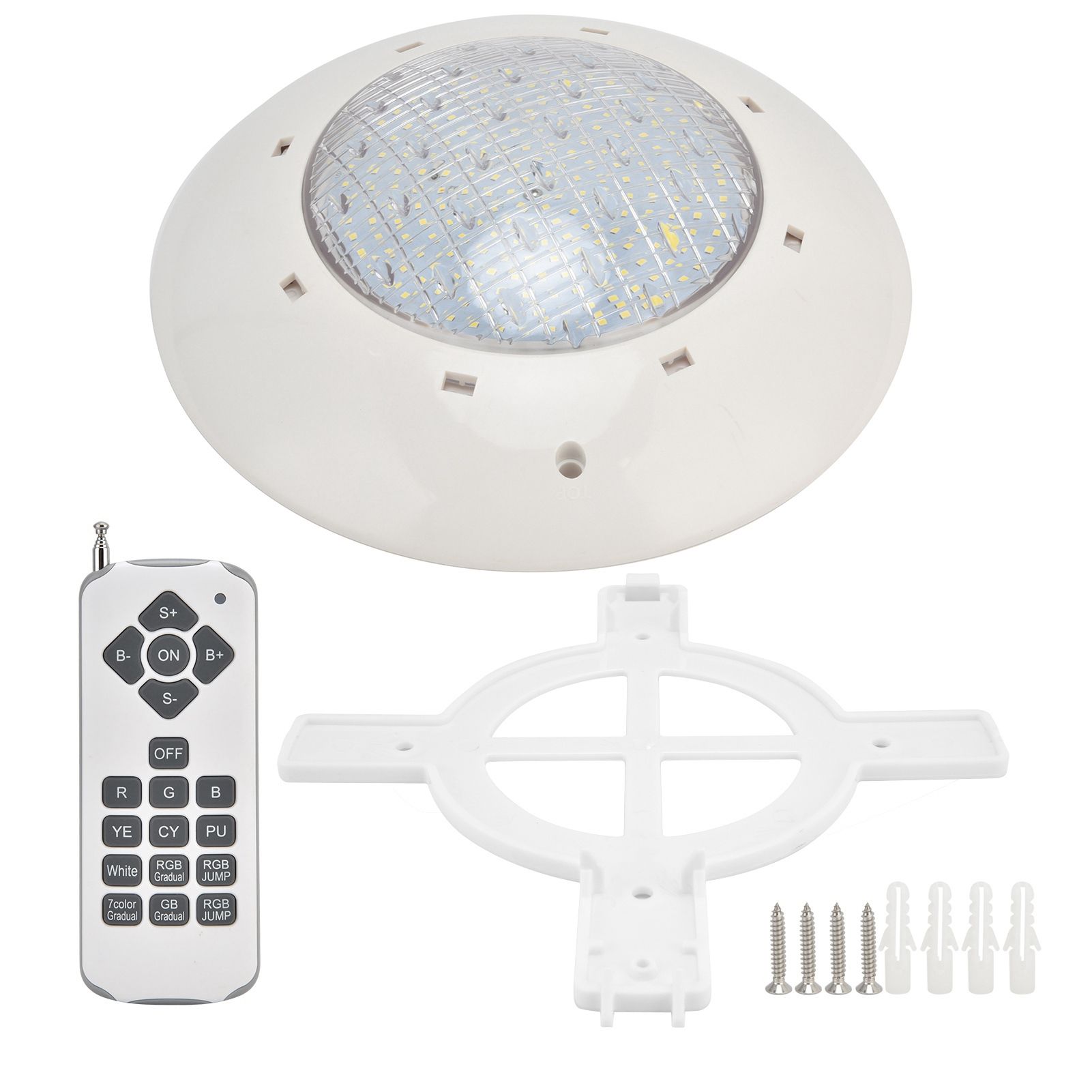IP68 Waterproof LED Swimming Pool Light Colorful RGB Wall Mounted Underwater view 2