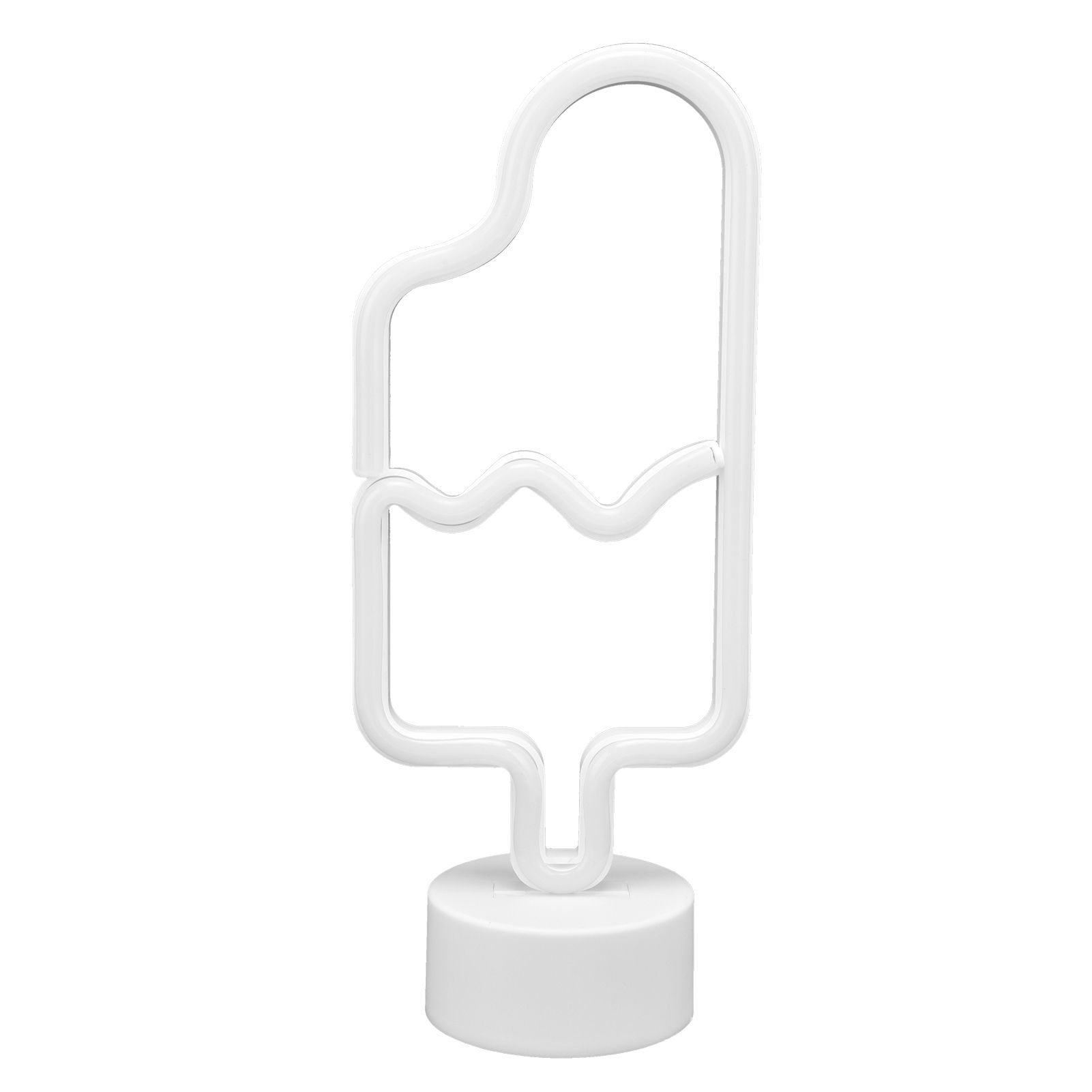 LED Neon Lamp Cute Ice Cream Neon Sign Light with Base Baby's Room Bar Party view 4