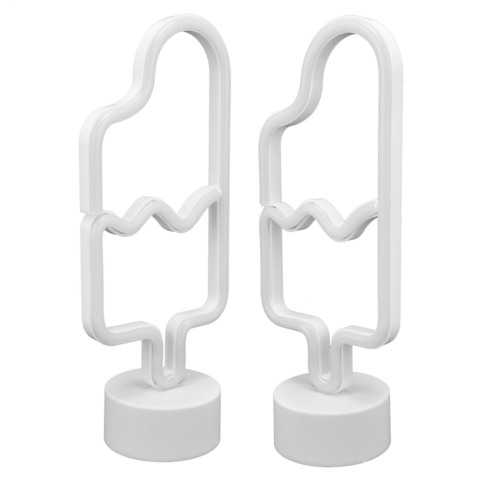 LED Neon Lamp Cute Ice Cream Neon Sign Light with Base Baby's Room Bar Party view 5