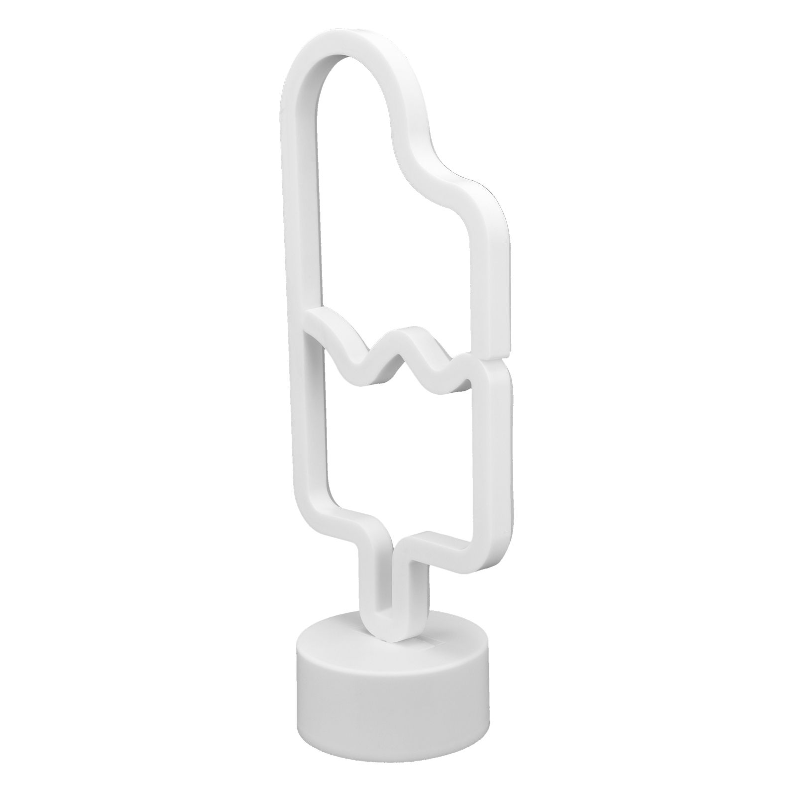 LED Neon Lamp Cute Ice Cream Neon Sign Light with Base Baby's Room Bar Party view 9