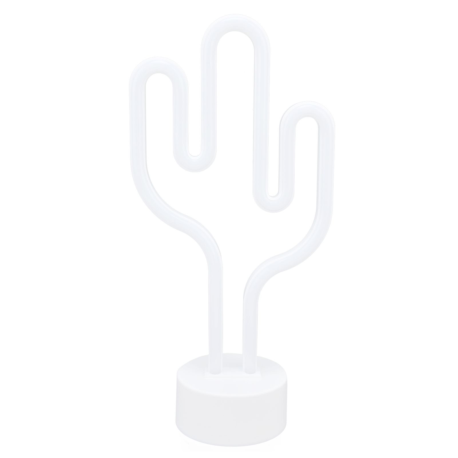 Cactus Neon Sign Light with Base Night Lamp Battery Operated for Living Room