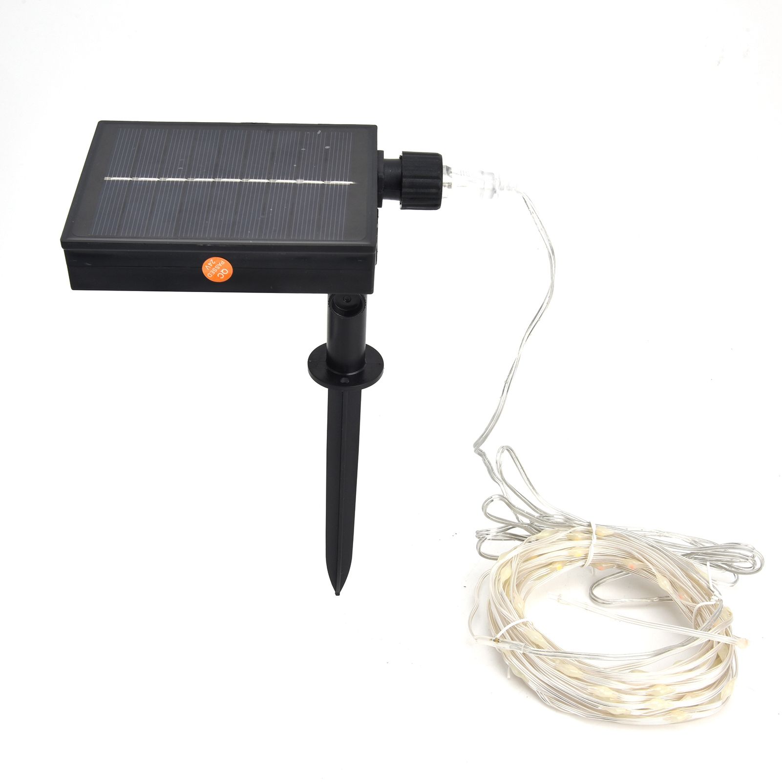 96LEDs Colorful String Lights 8 Modes Solar Powered Waterproof Remote view 7