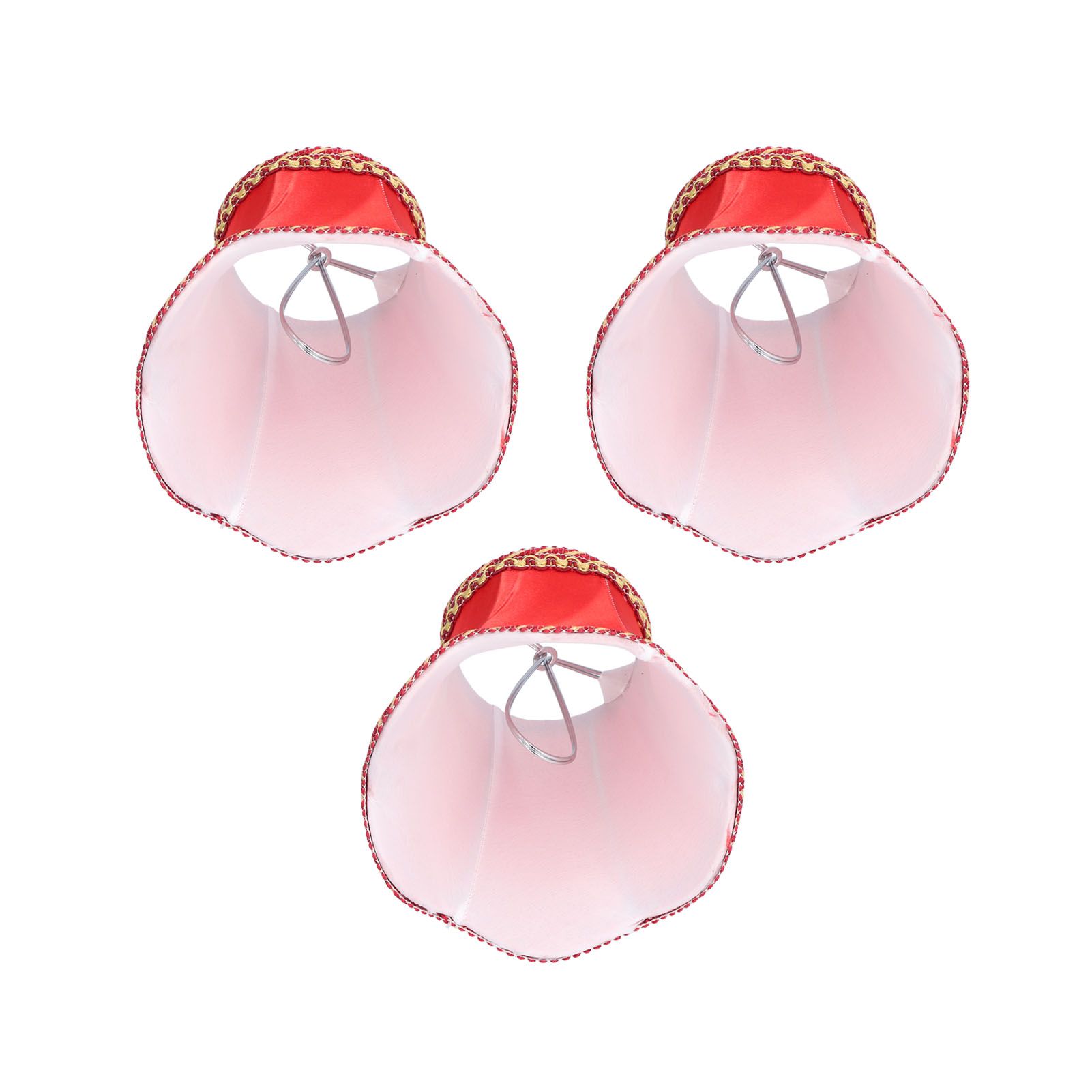 3Pcs E14 Fabric Lamp Shade Modern ClipOn Lampshade for Home Wall Candle Lamps view 5