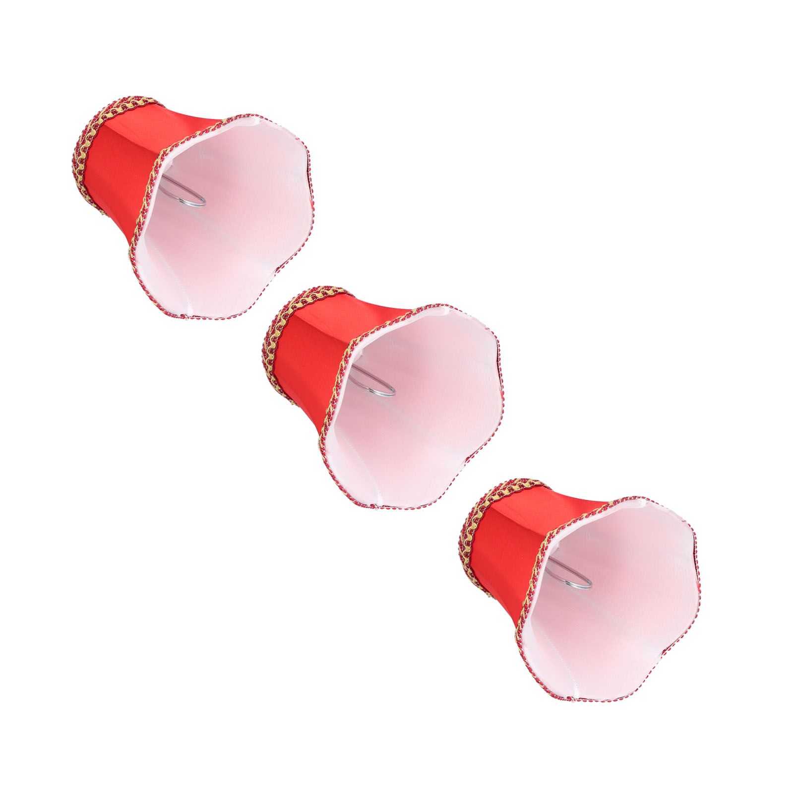 3Pcs E14 Fabric Lamp Shade Modern ClipOn Lampshade for Home Wall Candle Lamps view 7