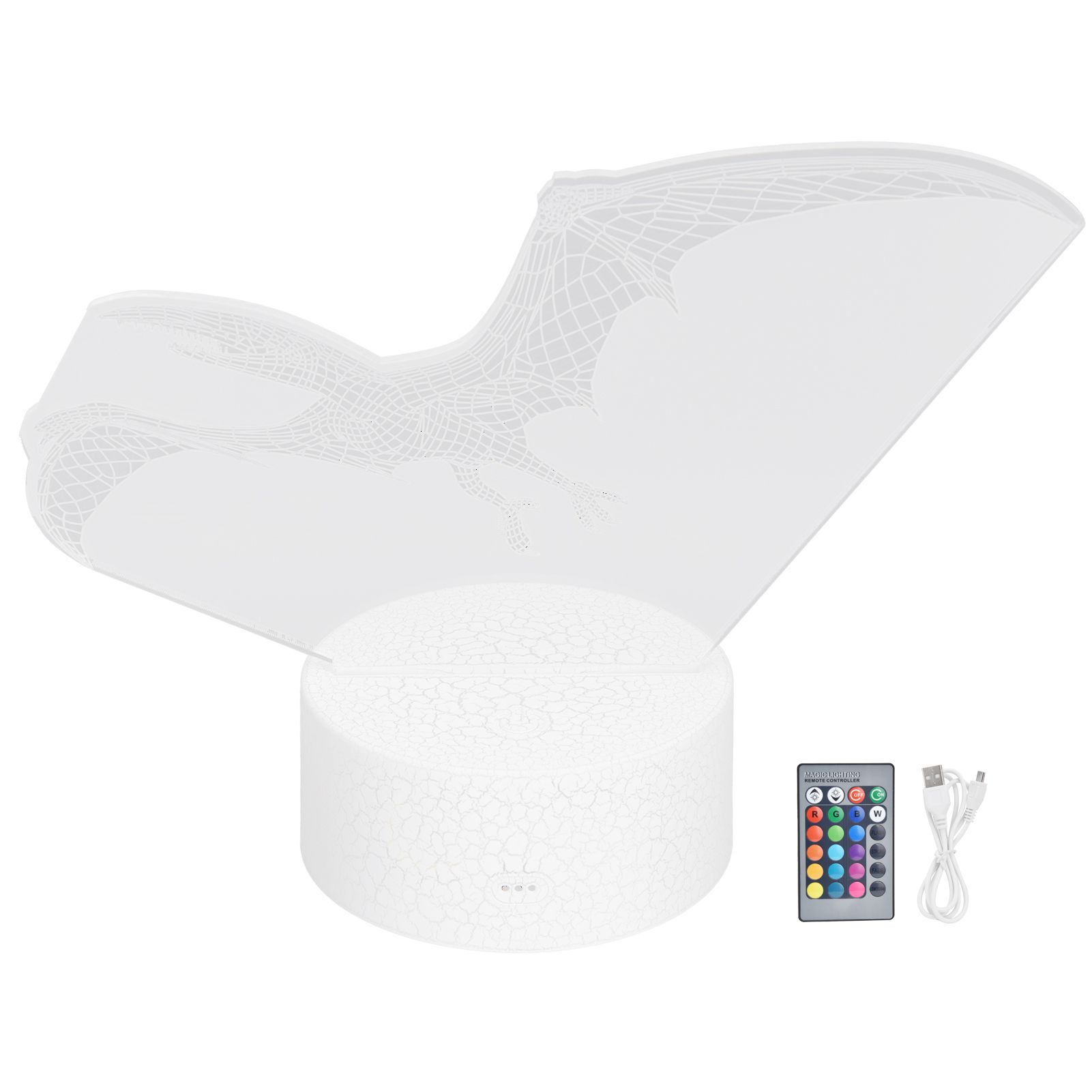 Night Light with Remote Control 16 Colors Changing Dimmable Night Lamp view 2