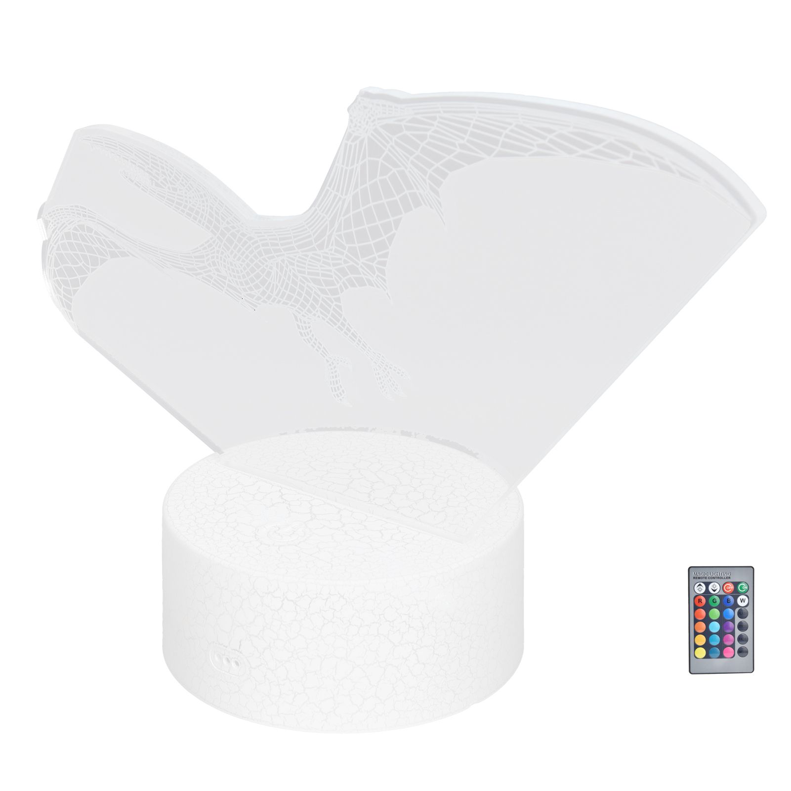 Night Light with Remote Control 16 Colors Changing Dimmable Night Lamp view 5