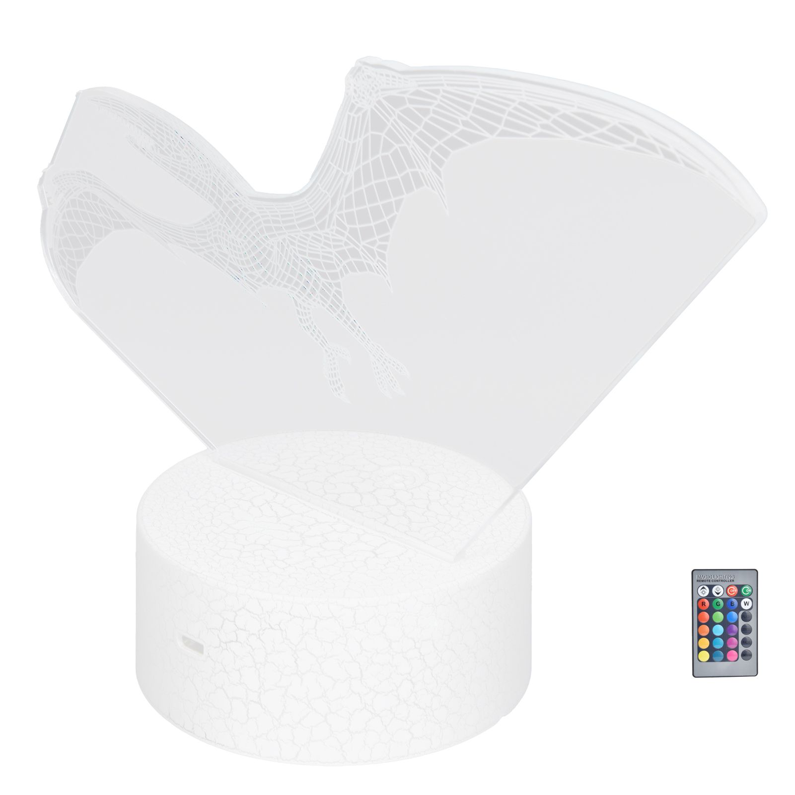 Night Light with Remote Control 16 Colors Changing Dimmable Night Lamp view 6