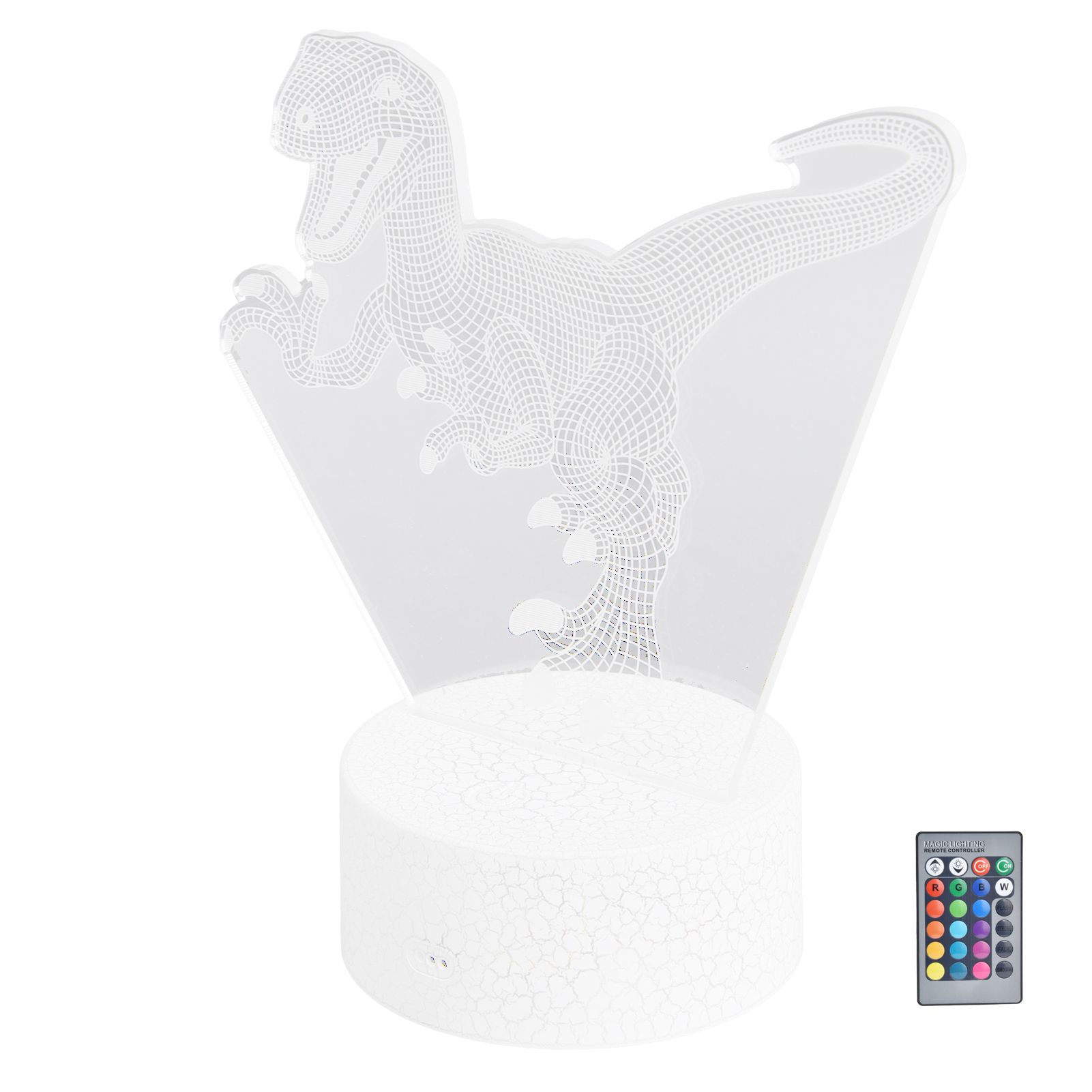 Touch Night Light 16 Colors Dimmable Remote Control Cartoon Night Light view 3