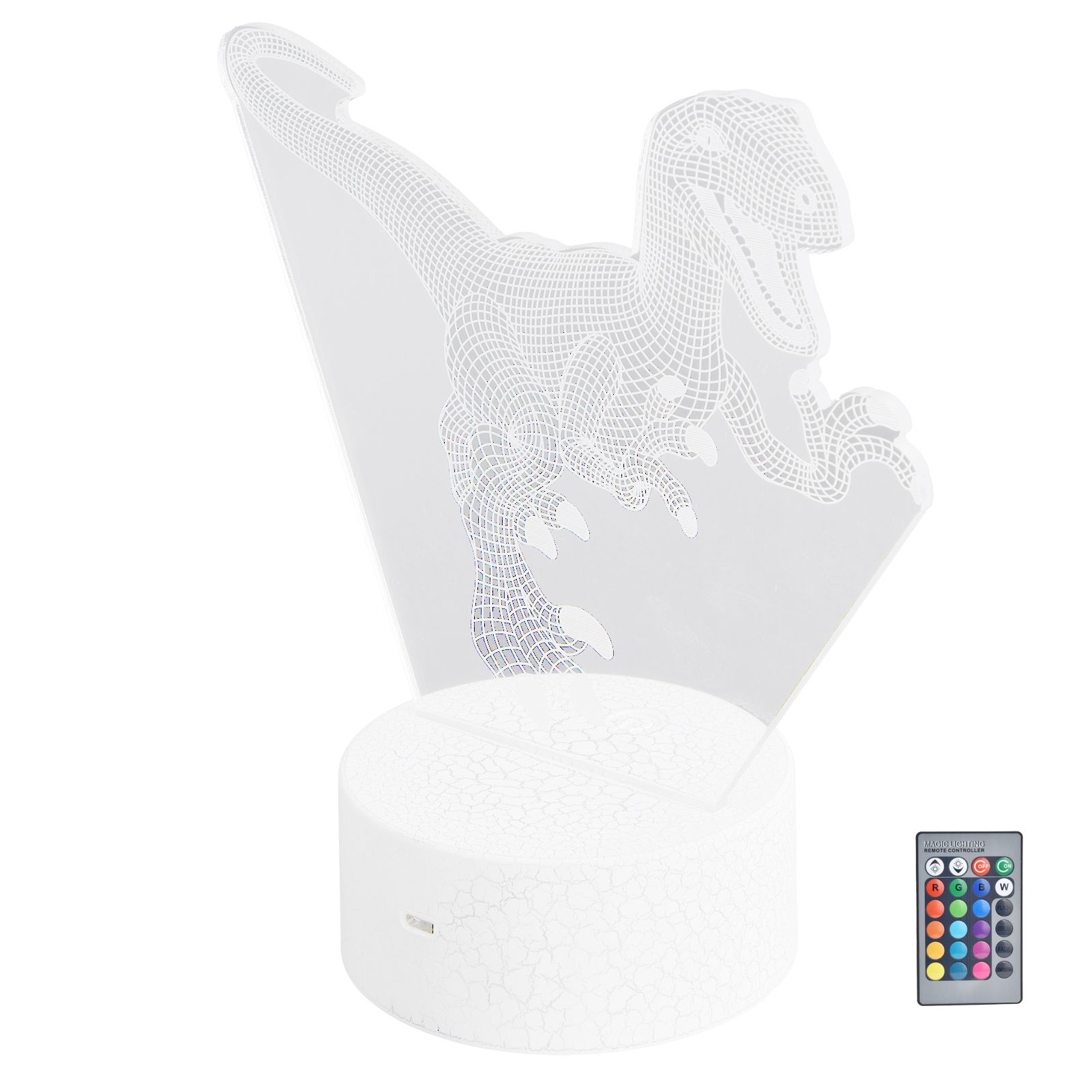 Touch Night Light 16 Colors Dimmable Remote Control Cartoon Night Light view 5