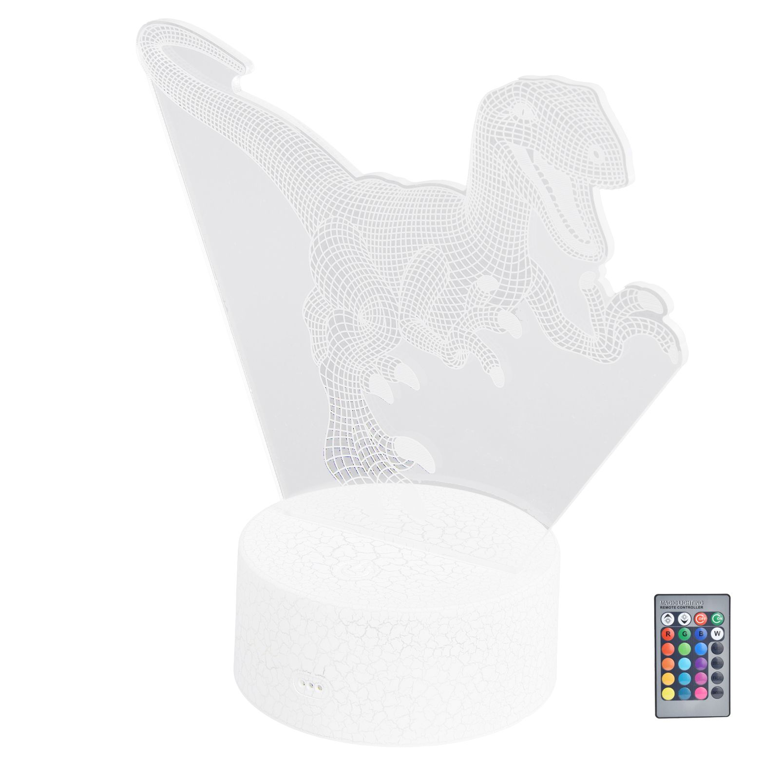 Touch Night Light 16 Colors Dimmable Remote Control Cartoon Night Light view 8
