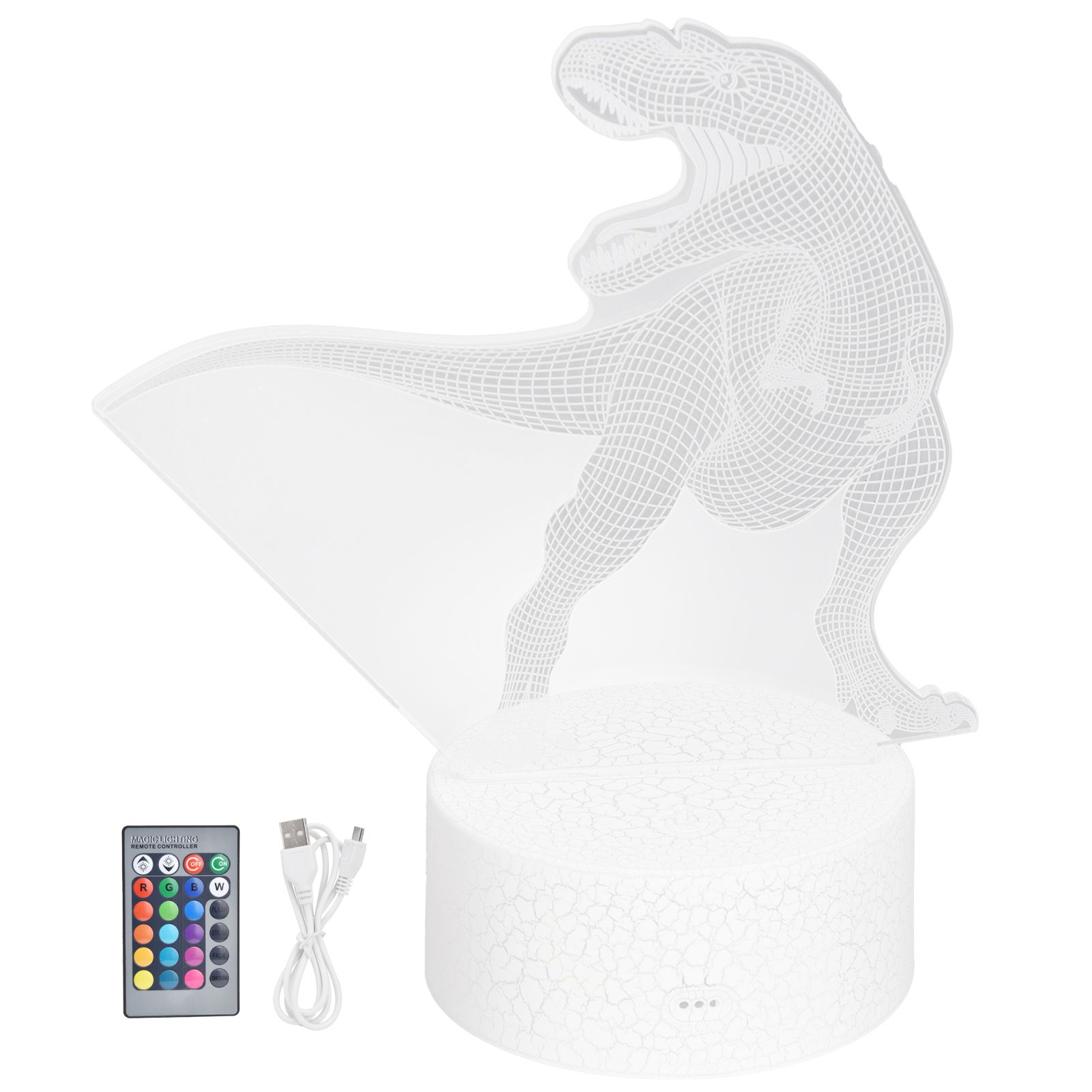 16 Colors Dimmable Lamp RGB 4 Modes Touch Night Light with Remote Control view 2