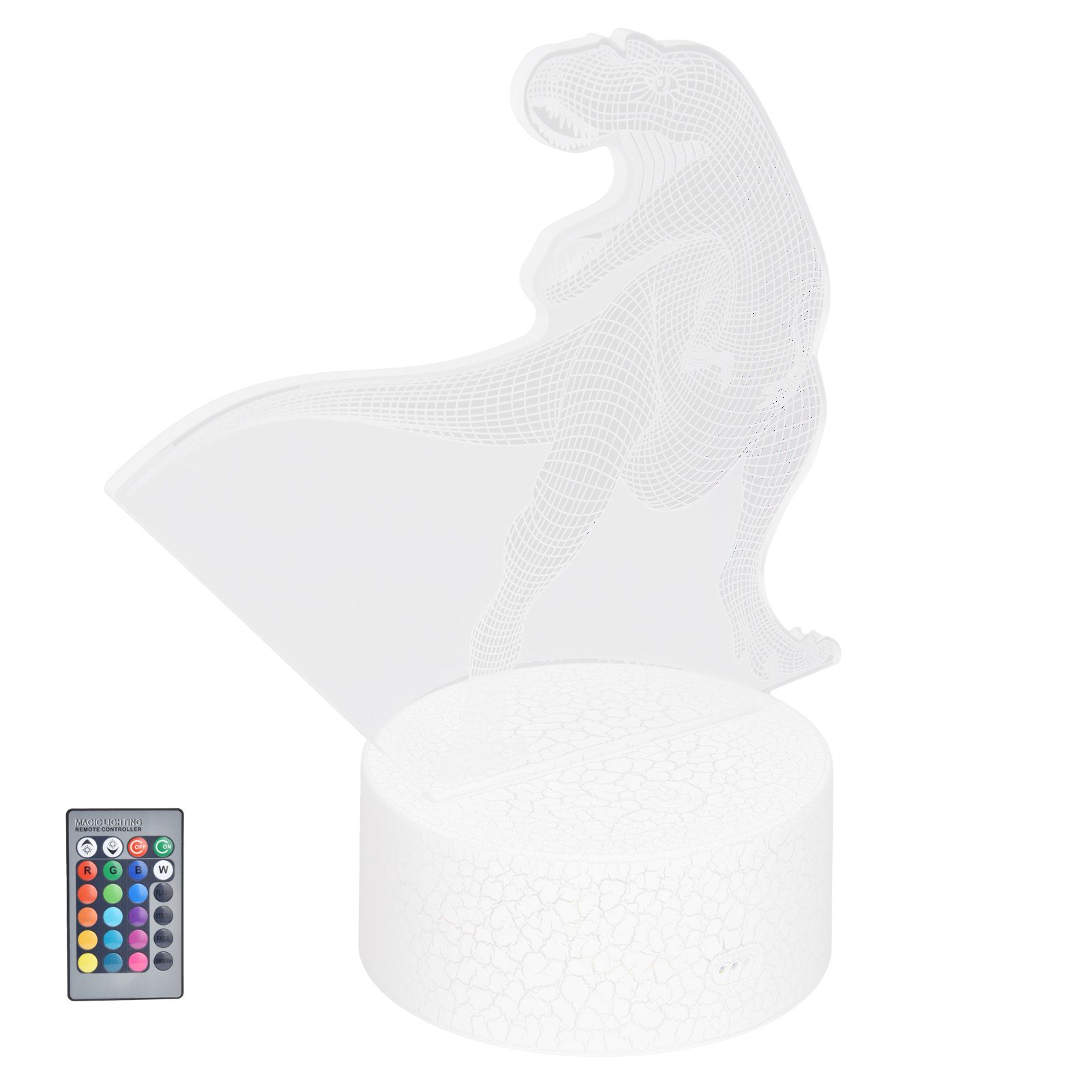 16 Colors Dimmable Lamp RGB 4 Modes Touch Night Light with Remote Control view 4