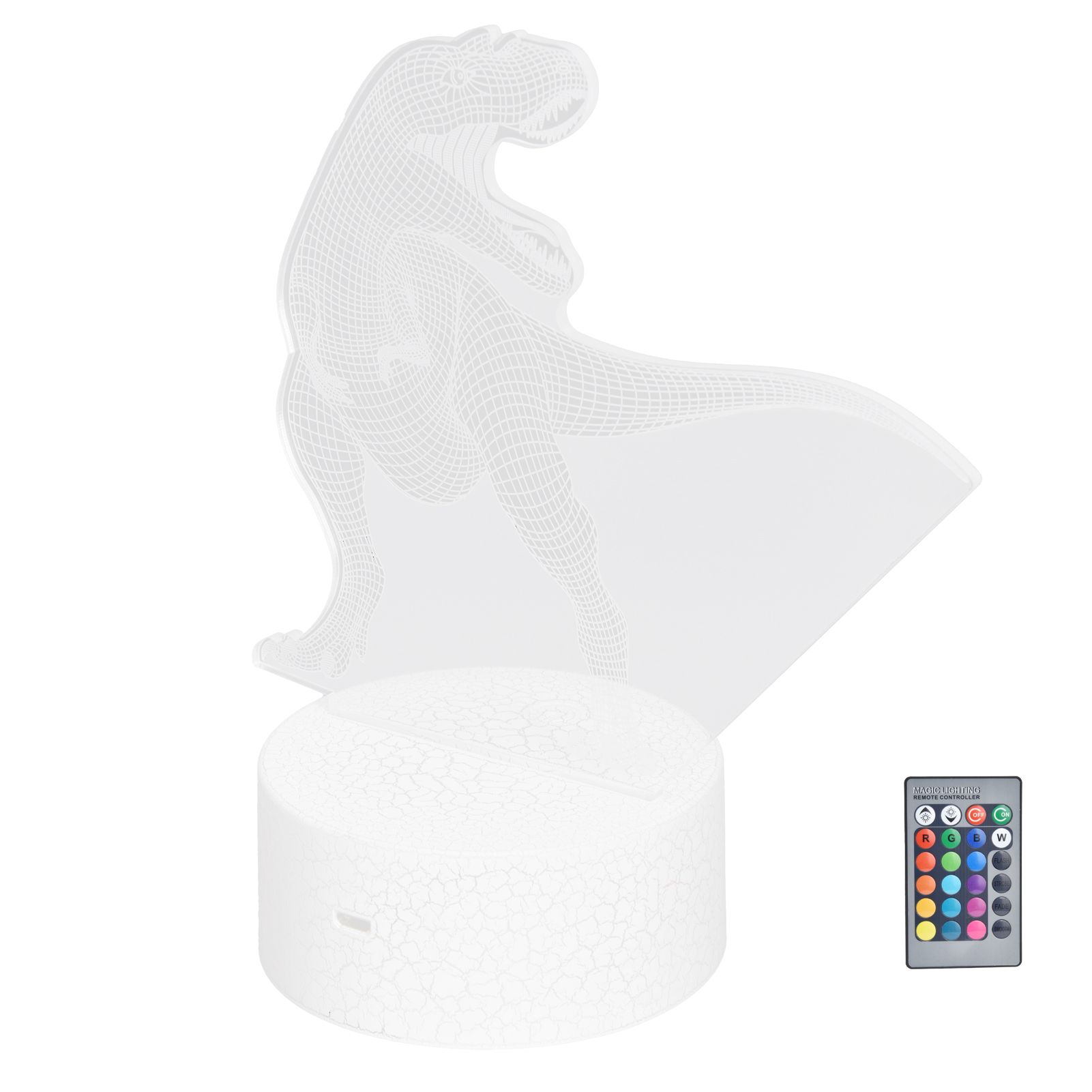 16 Colors Dimmable Lamp RGB 4 Modes Touch Night Light with Remote Control view 6