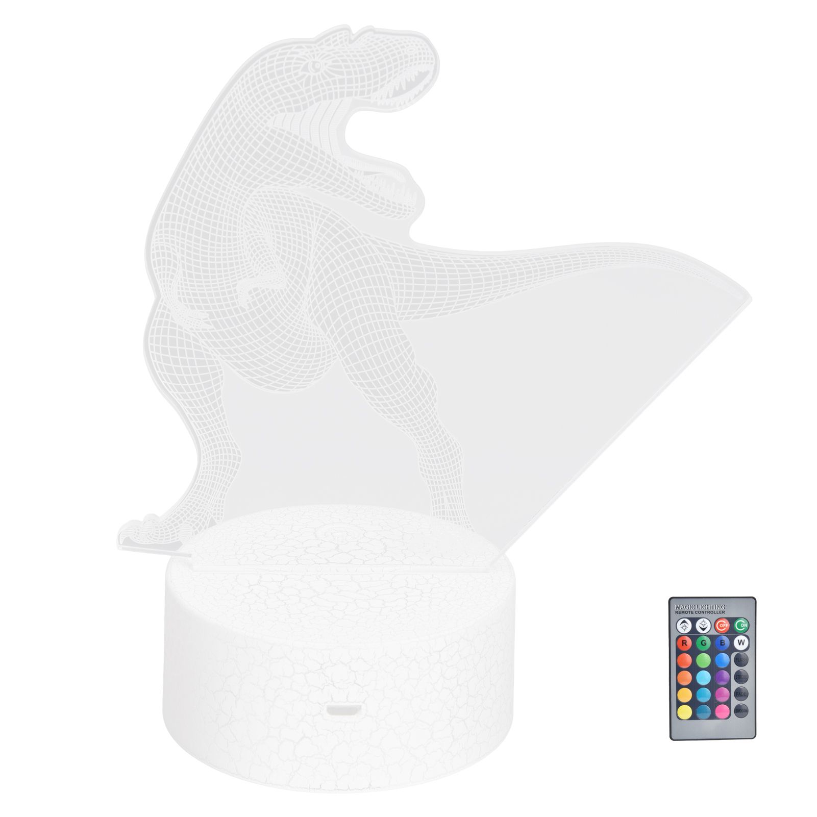 16 Colors Dimmable Lamp RGB 4 Modes Touch Night Light with Remote Control view 8
