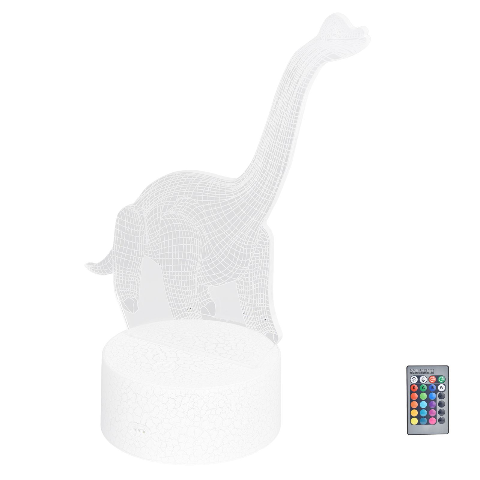 Dinosaur Night Light RGB 16 Colors 4 Modes Dimmable Lamp Support Remote Touch view 5