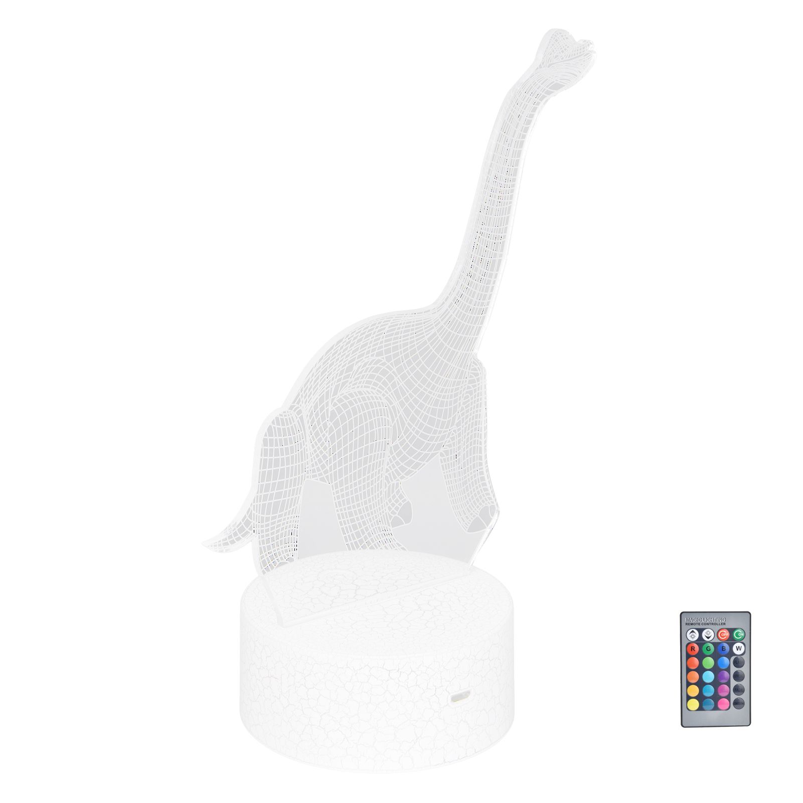 Dinosaur Night Light RGB 16 Colors 4 Modes Dimmable Lamp Support Remote Touch view 10