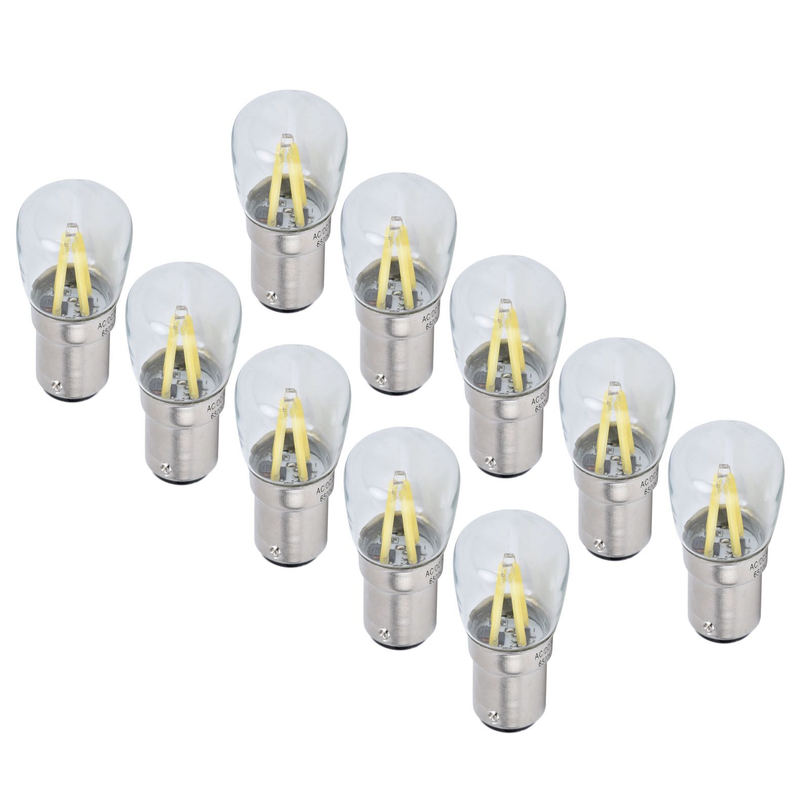 10Pcs 2W B15D Bulb 6500K Light Bulbs for Chandelier Wall Lamps Table Lamps view 4