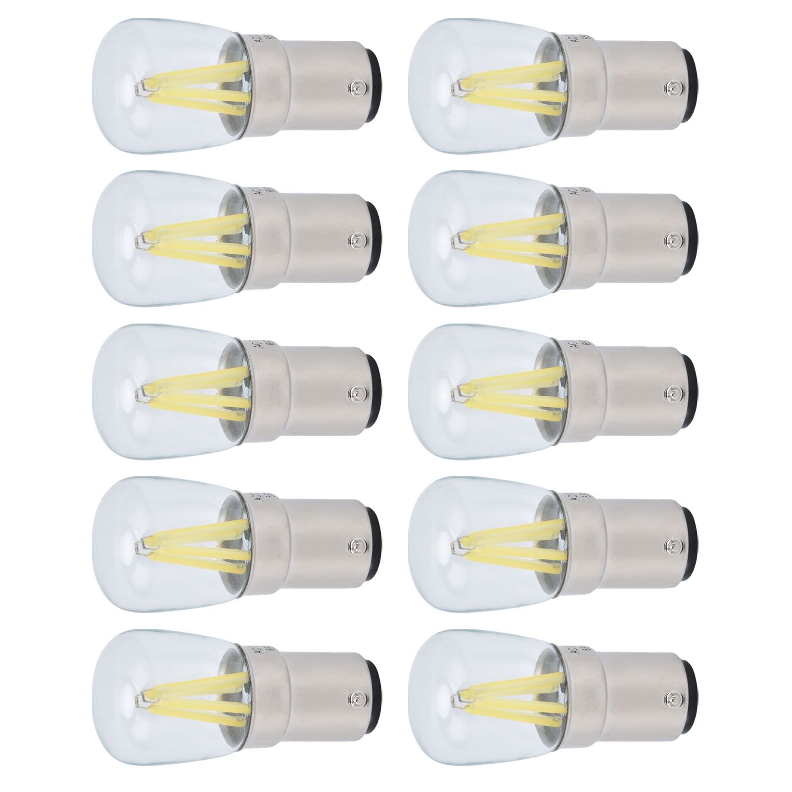 10Pcs 2W B15D Bulb 6500K Light Bulbs for Chandelier Wall Lamps Table Lamps view 5