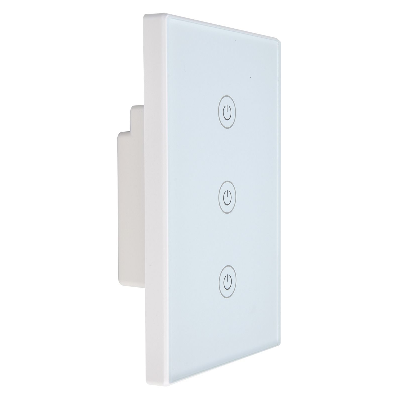 3 Gang Smart Touch Switch Glass Panel Voice APP Remote Control Wifi Light