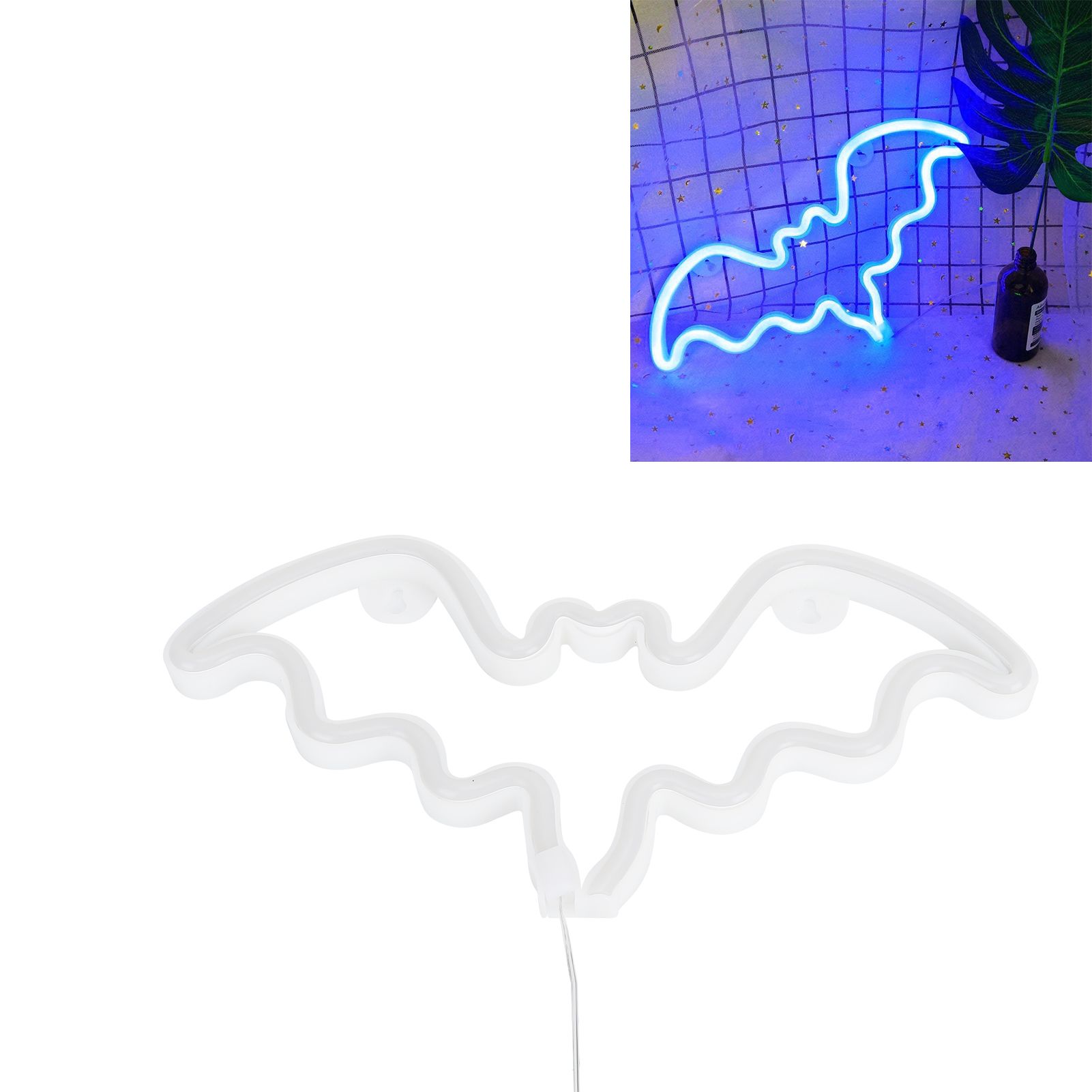 LED Neon Light Innovative Bat Shape Neon Sign Lamp for Holiday Christmas Party view 11