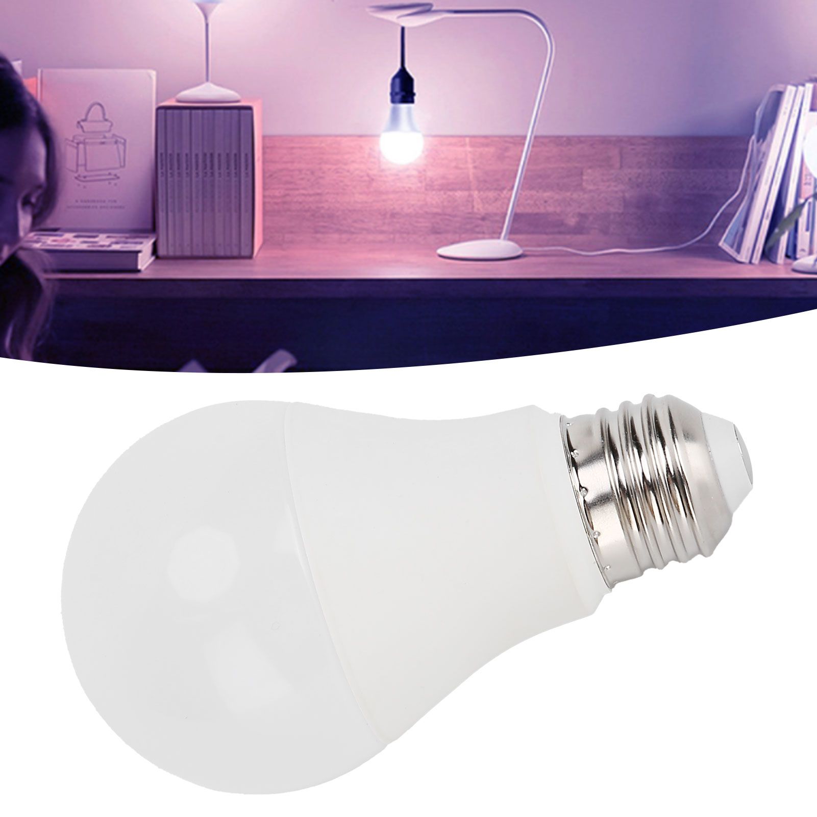 WiFi Bulb 2800~6200K Dimmable RGB+Cold White Warm White E27 Timing Bulb Voice view 11