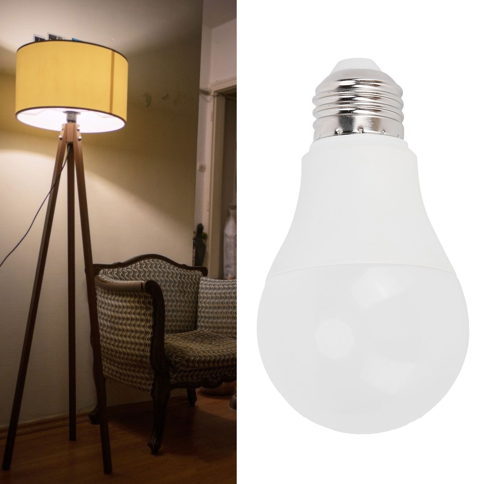 WiFi Bulb 2800~6200K Dimmable RGB+Cold White Warm White E27 Timing Bulb Voice view 12