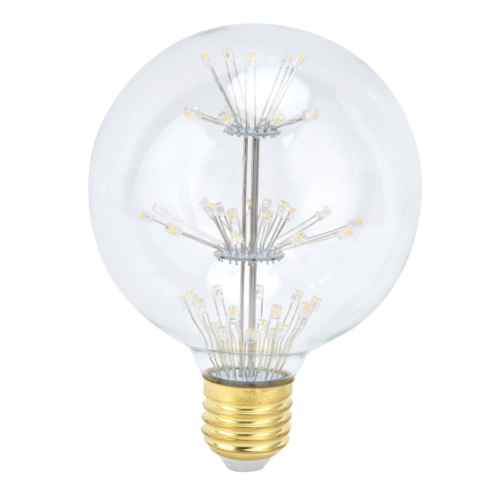 Antique LED Light Bulb 3W G95 E27 Globe Round Bulb for Festive Decoration Warm view 2