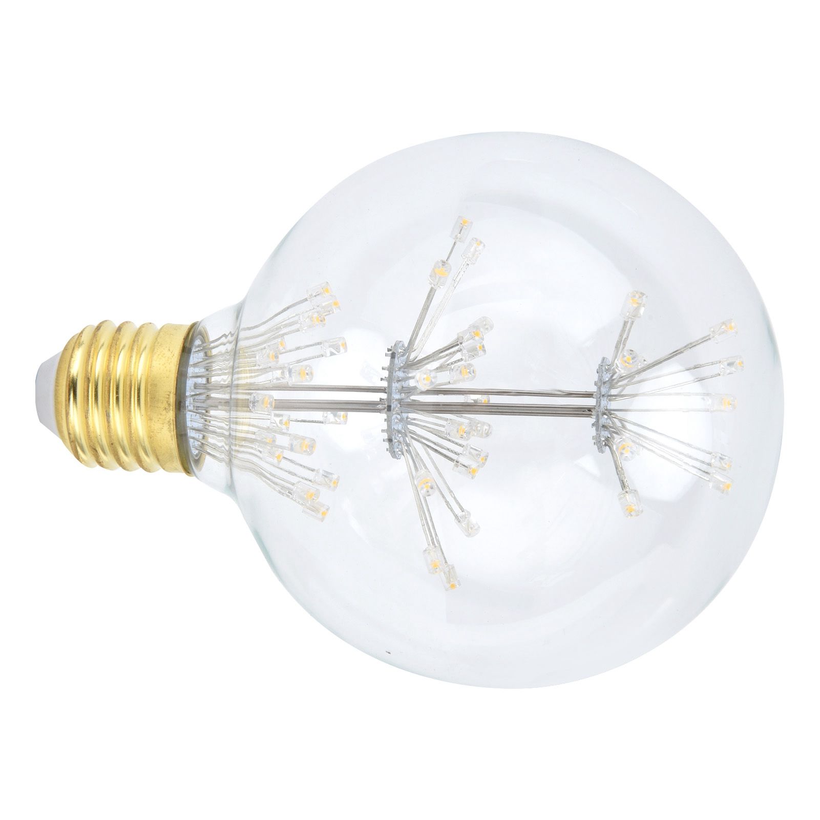Antique LED Light Bulb 3W G95 E27 Globe Round Bulb for Festive Decoration Warm view 8
