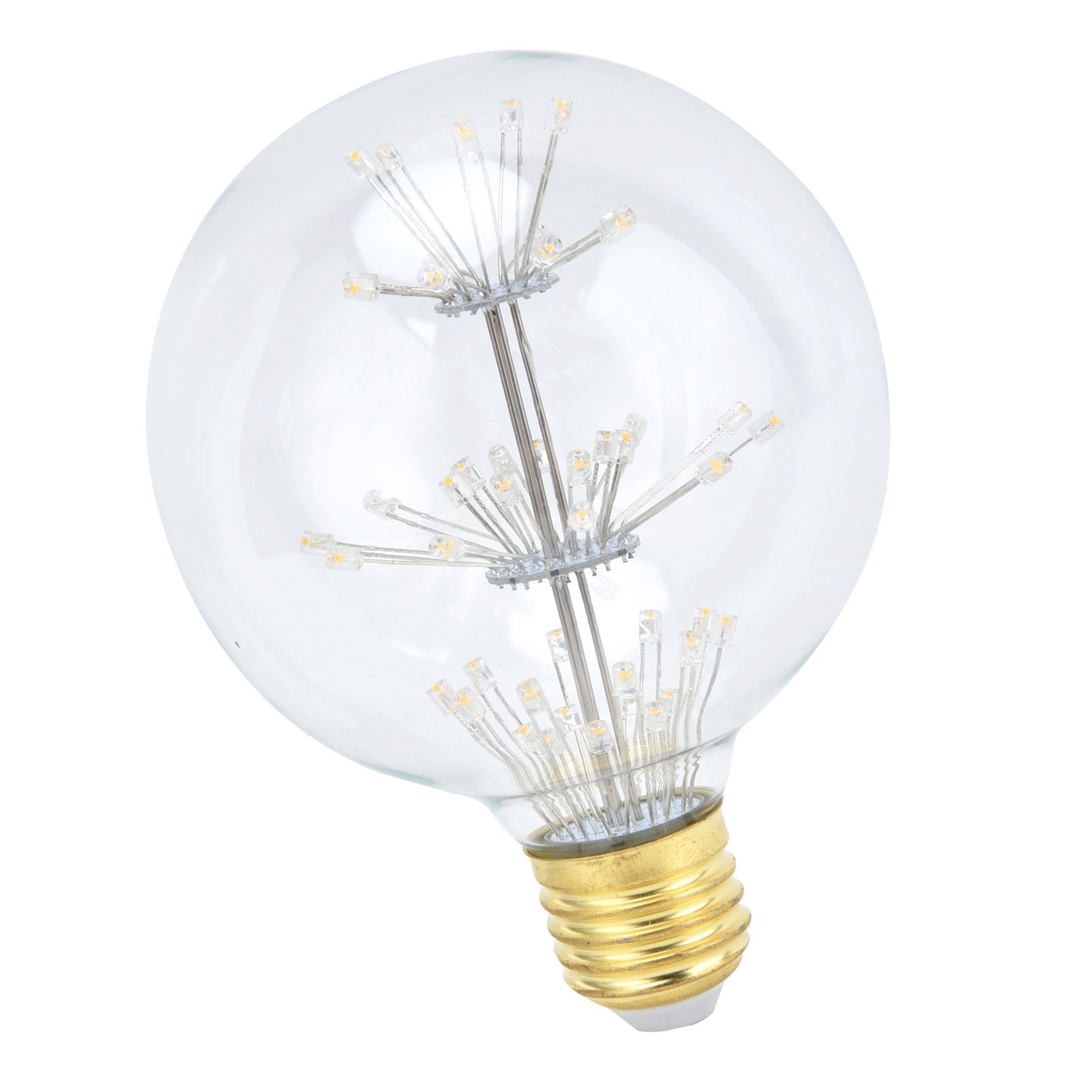 Antique LED Light Bulb 3W G95 E27 Globe Round Bulb for Festive Decoration Warm view 10