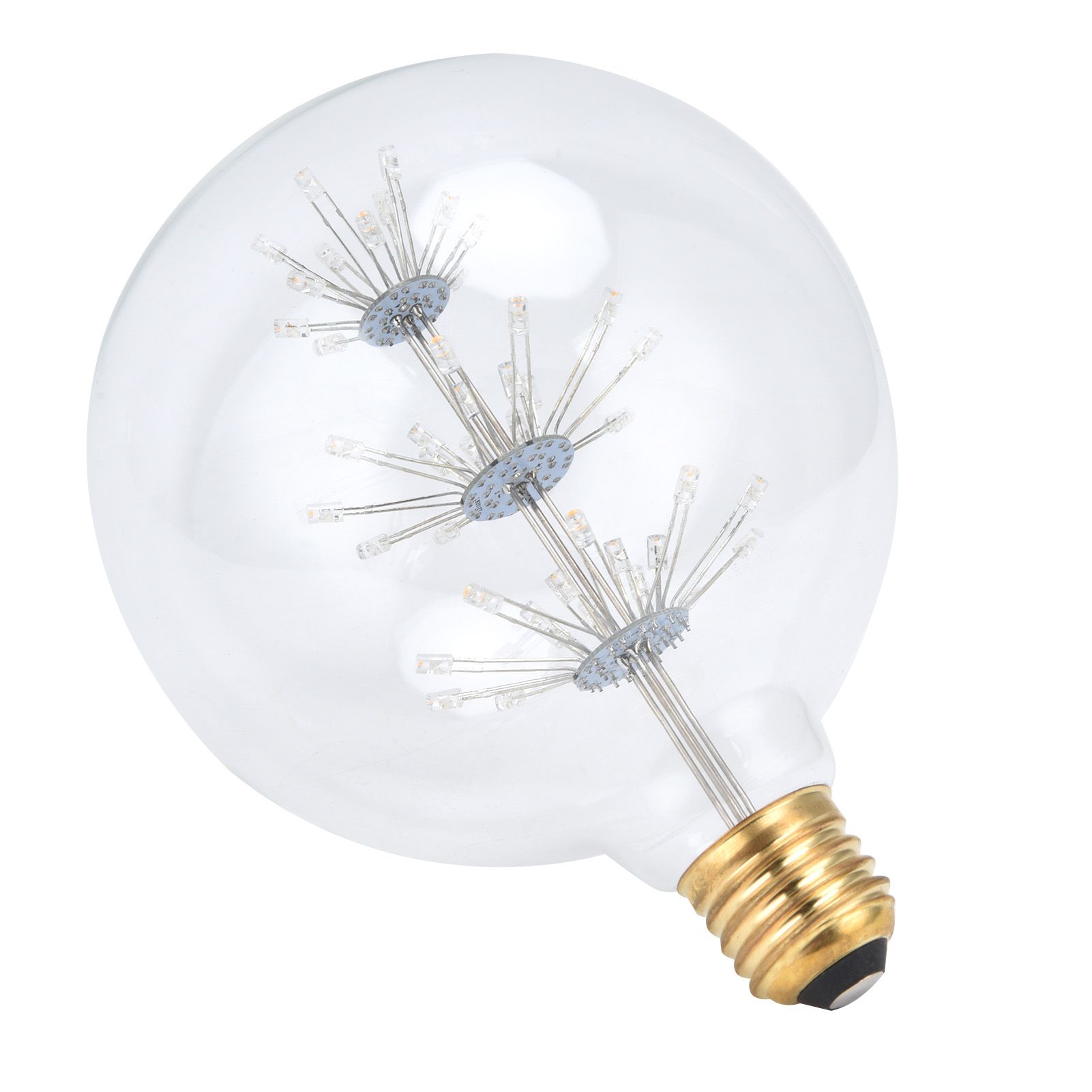 Antique Glass Light Bulb 3W G125 E27 Vintage Bulb for Holiday Party Festival