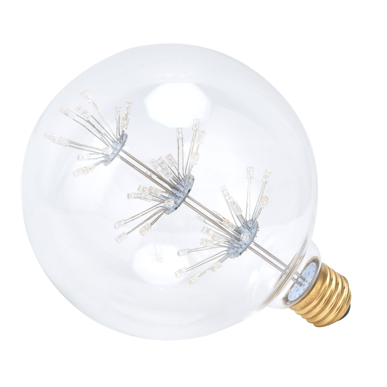 Antique Glass Light Bulb 3W G125 E27 Vintage Bulb for Holiday Party Festival view 3