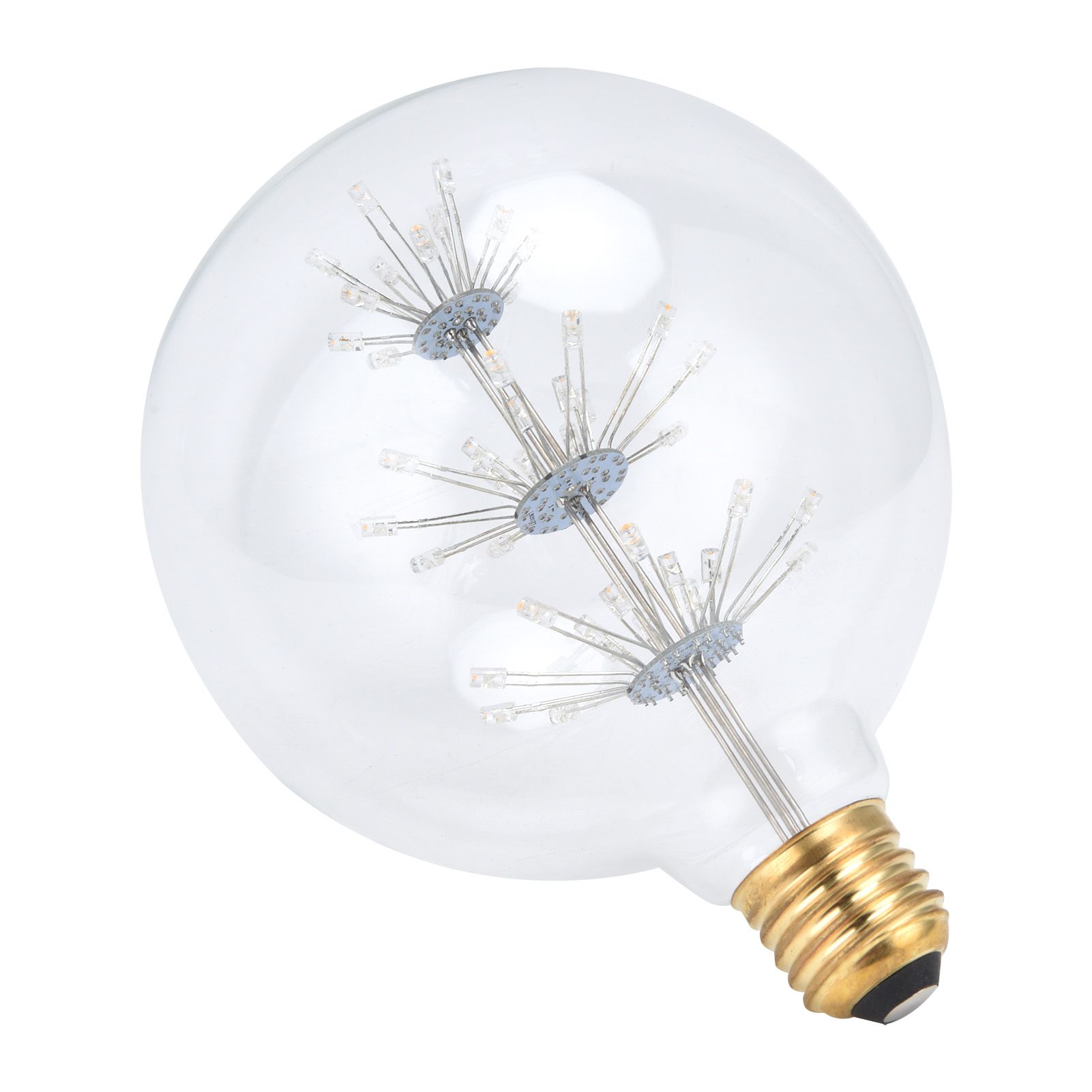 Antique Glass Light Bulb 3W G125 E27 Vintage Bulb for Holiday Party Festival view 7