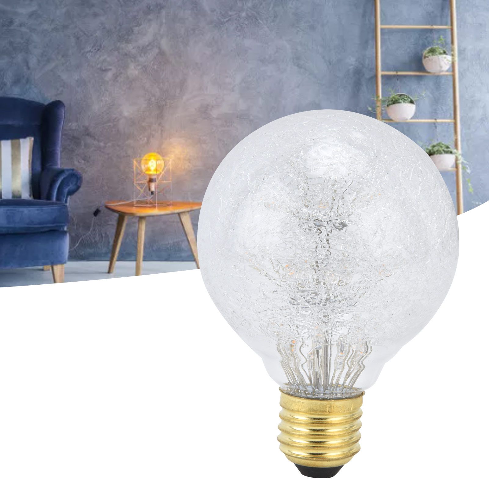 Firework Light Bulb LED Vintage Retro Style Gypsophila Effect Lighting Device view 11