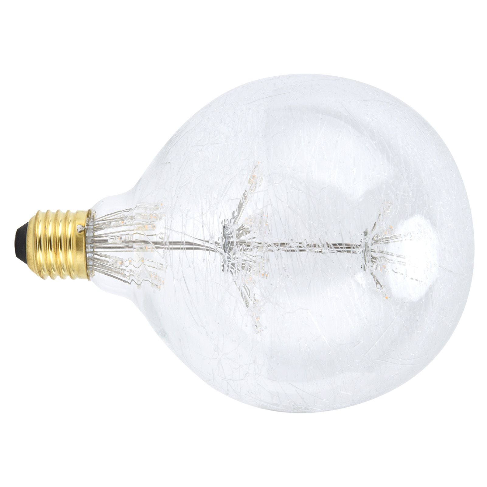 Vintage Light Bulb Glass 3W LED G125 E27 Globe Round Bulb 85‑265V Warm Light — image 1