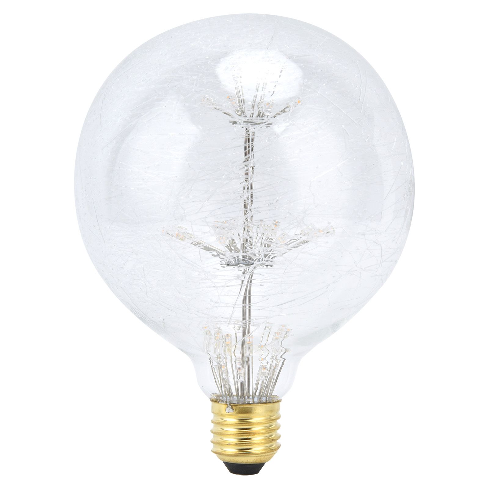 Vintage Light Bulb Glass 3W LED G125 E27 Globe Round Bulb 85‑265V Warm Light view 2
