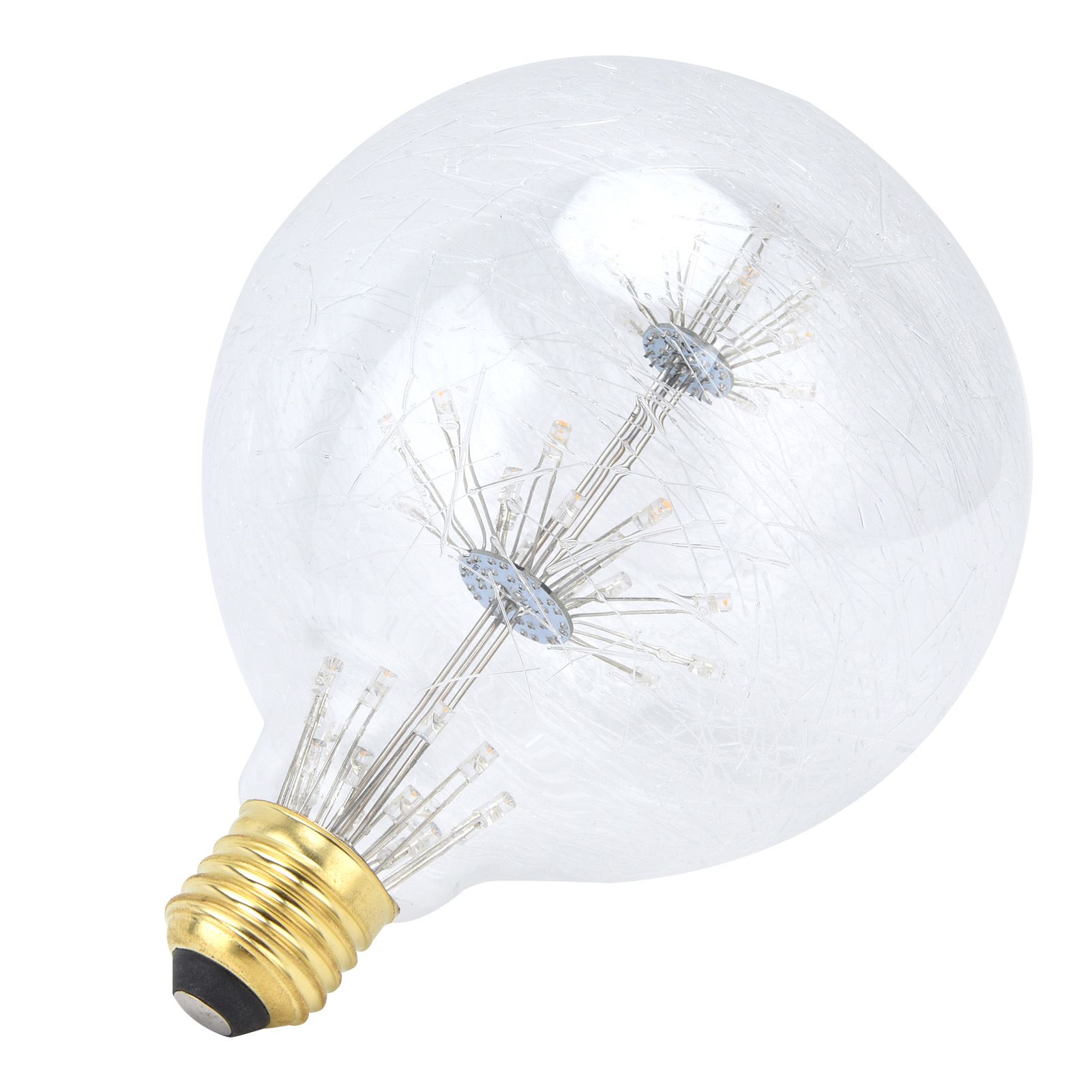 Vintage Light Bulb Glass 3W LED G125 E27 Globe Round Bulb 85‑265V Warm Light view 4