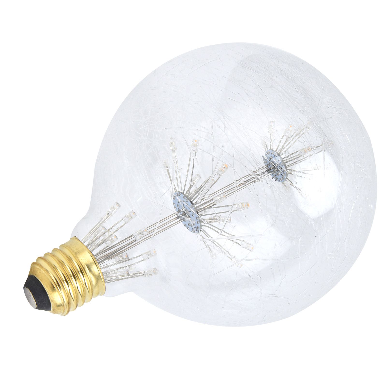 Vintage Light Bulb Glass 3W LED G125 E27 Globe Round Bulb 85‑265V Warm Light view 8