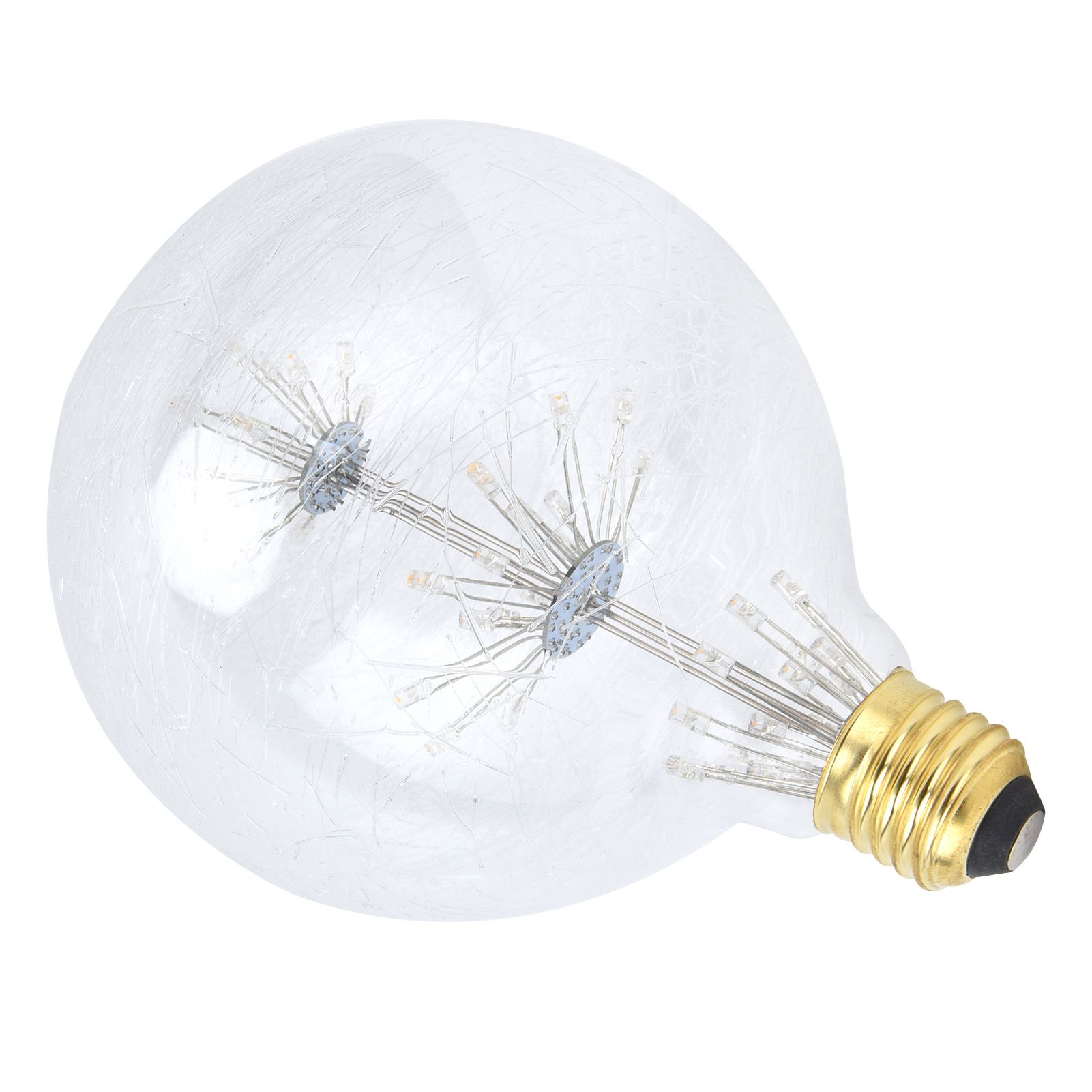 Vintage Light Bulb Glass 3W LED G125 E27 Globe Round Bulb 85‑265V Warm Light view 9