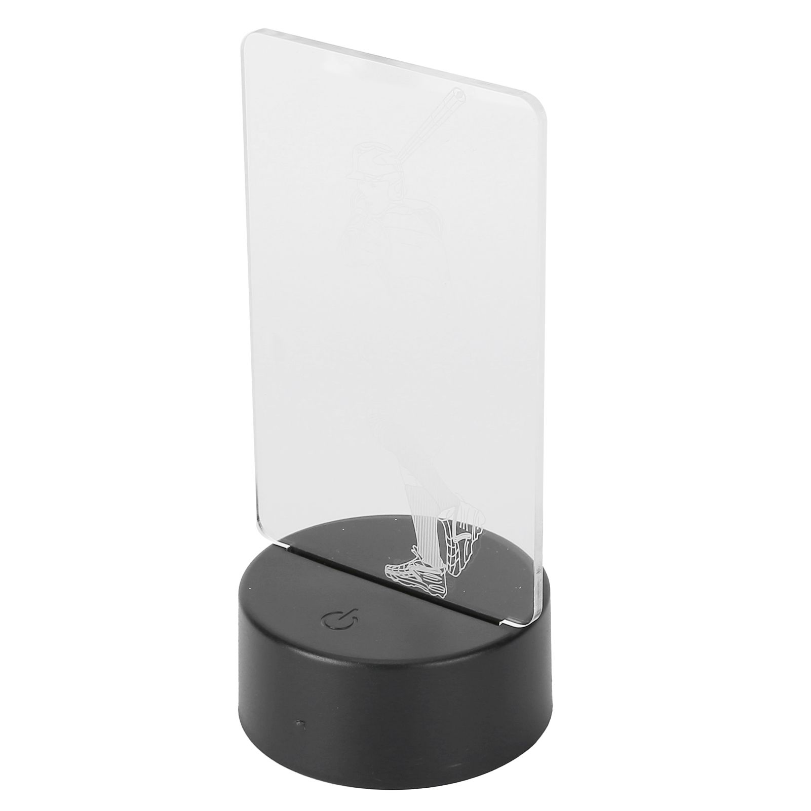 3 Dimensional Baseball Player Pattern Night Light Touch USB Or Battery Powered view 7