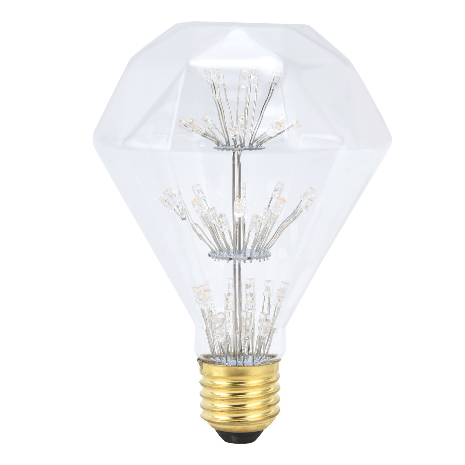 Vintage Glass LED Light Bulb 3W E27 Antique Festive Decorative Round Bulb view 2