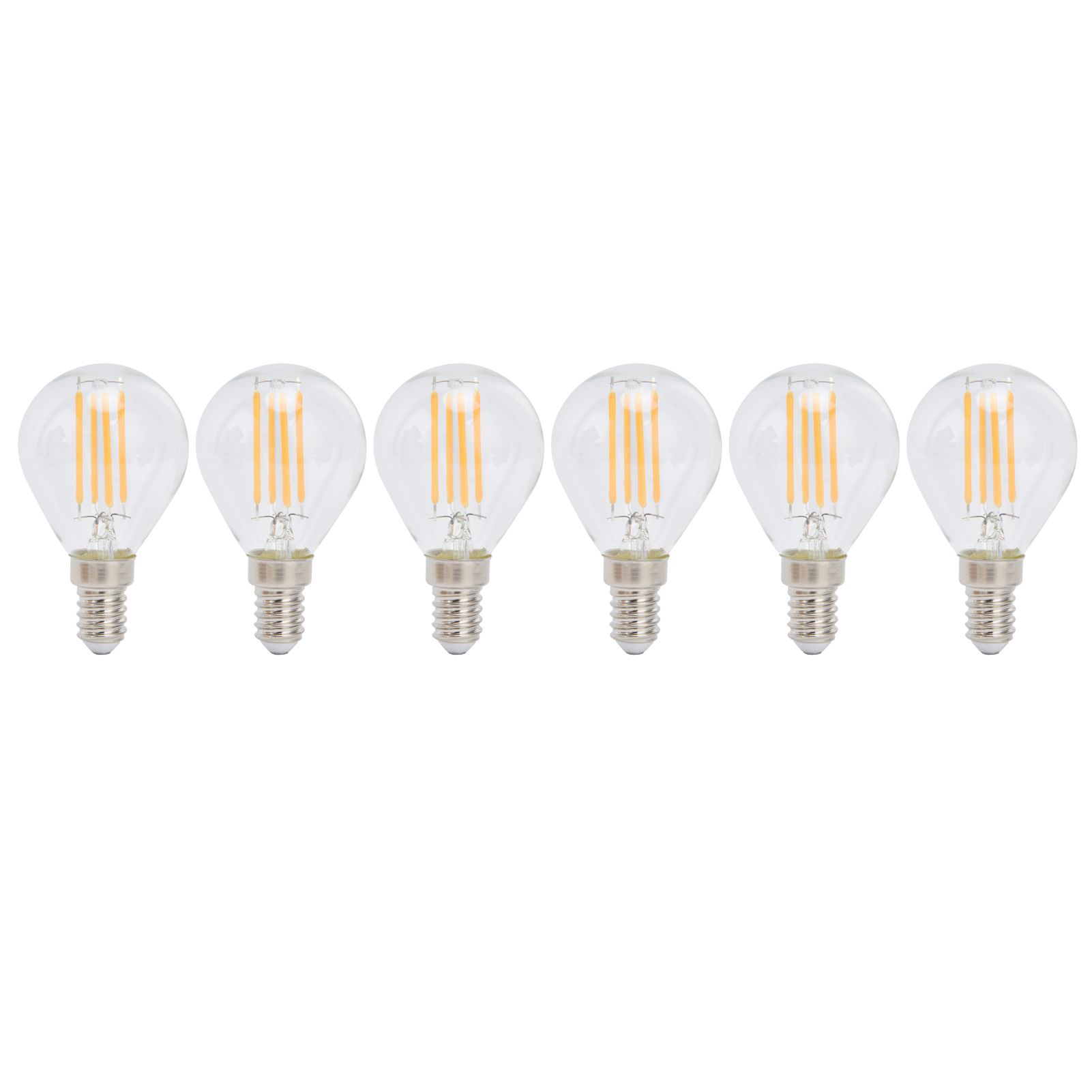 6PCS G45 Vintage Bulb Transparent E14 Base Lamp for Home Decorative Light view 10