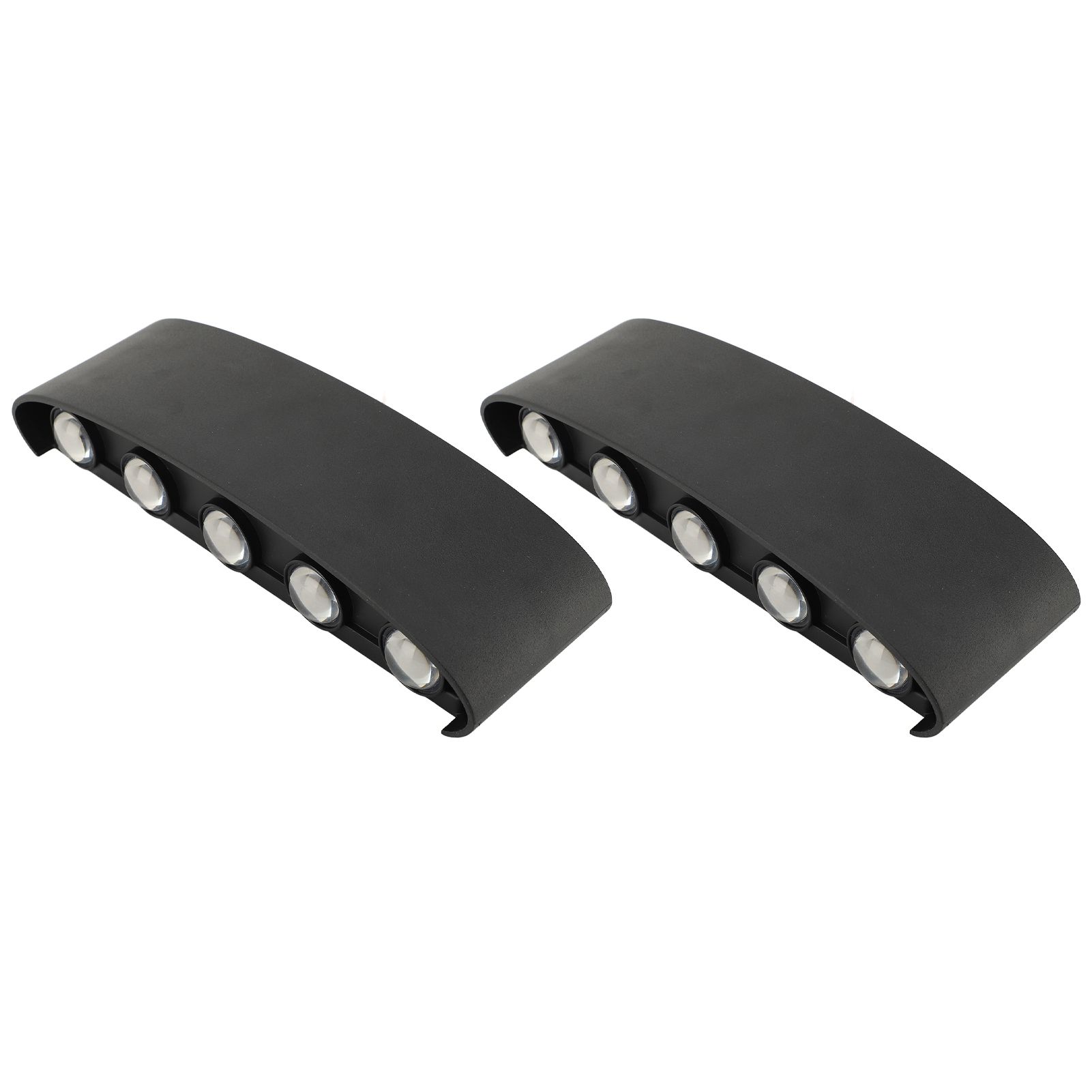2pcs Hardwired Wall Mount LED Light Modern Simple Aluminum Hardwired Up and view 11