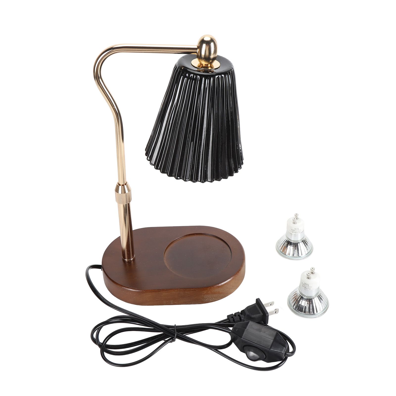 Electric Candle Lamp Warmer Dimmable Wax Melt Warmer for Scented Wax with 2 view 3