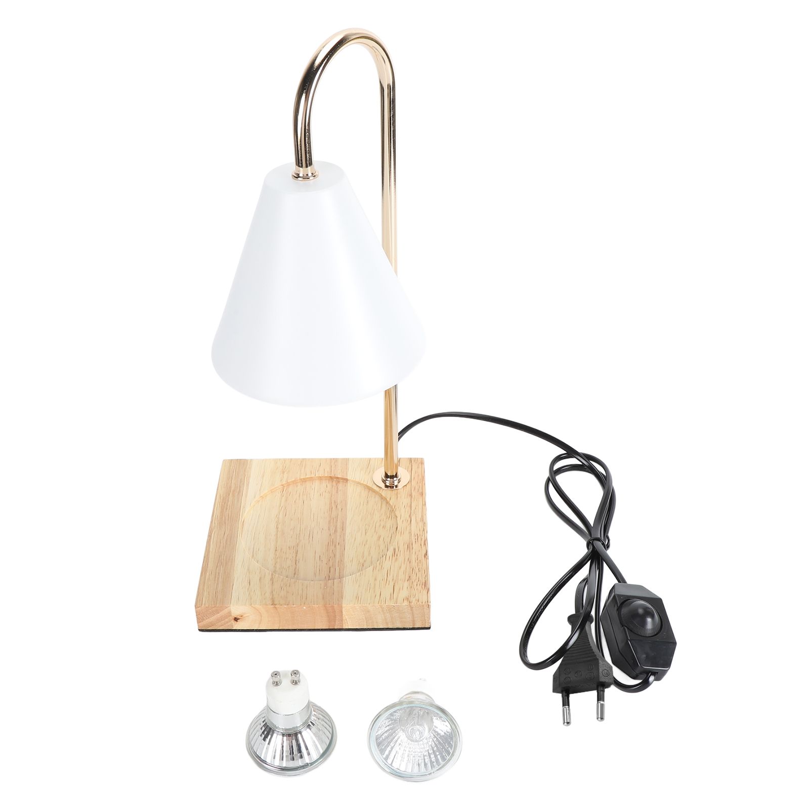 Candle Warmer Lamp Dimmable Decorative Electric Candle Warmer Lamp with Oak view 3