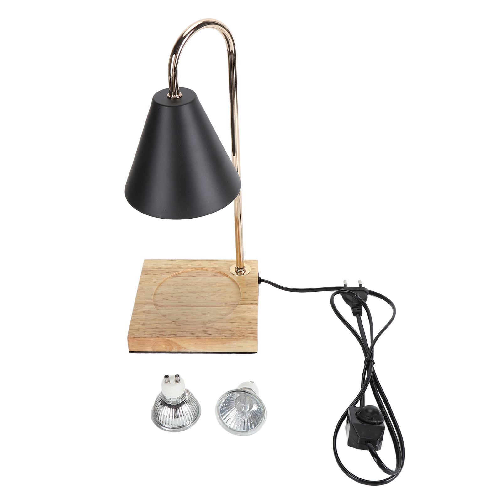 Candle Warmer Lamp Dimmable Decorative Electric Candle Warmer Lamp with Oak view 3