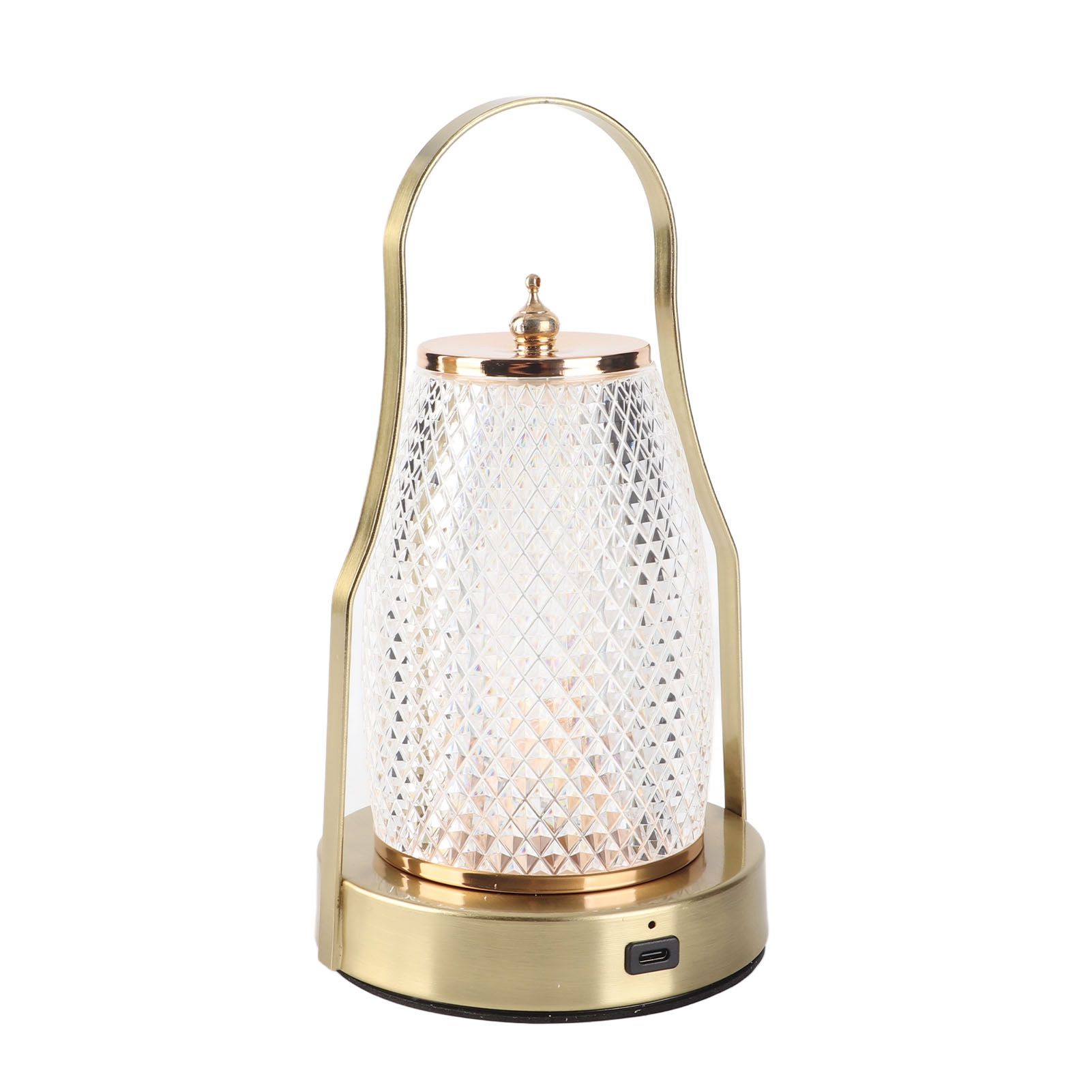 Cordless Lantern 3 Color Temp Stepless Dimming Rechargeable Retro LED Table view 4